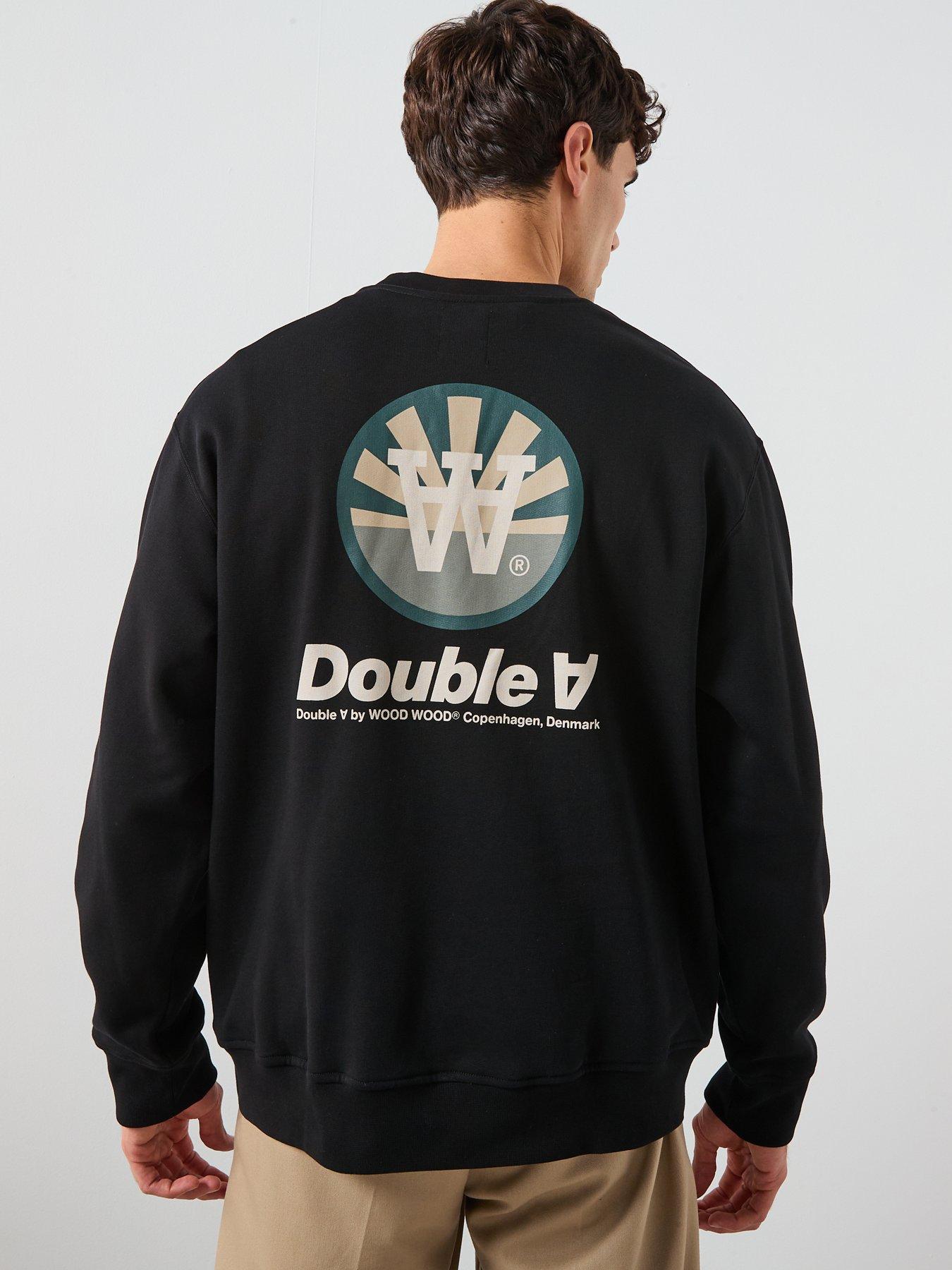 double-a-by-wood-wood-crew-neck-blackstillFront