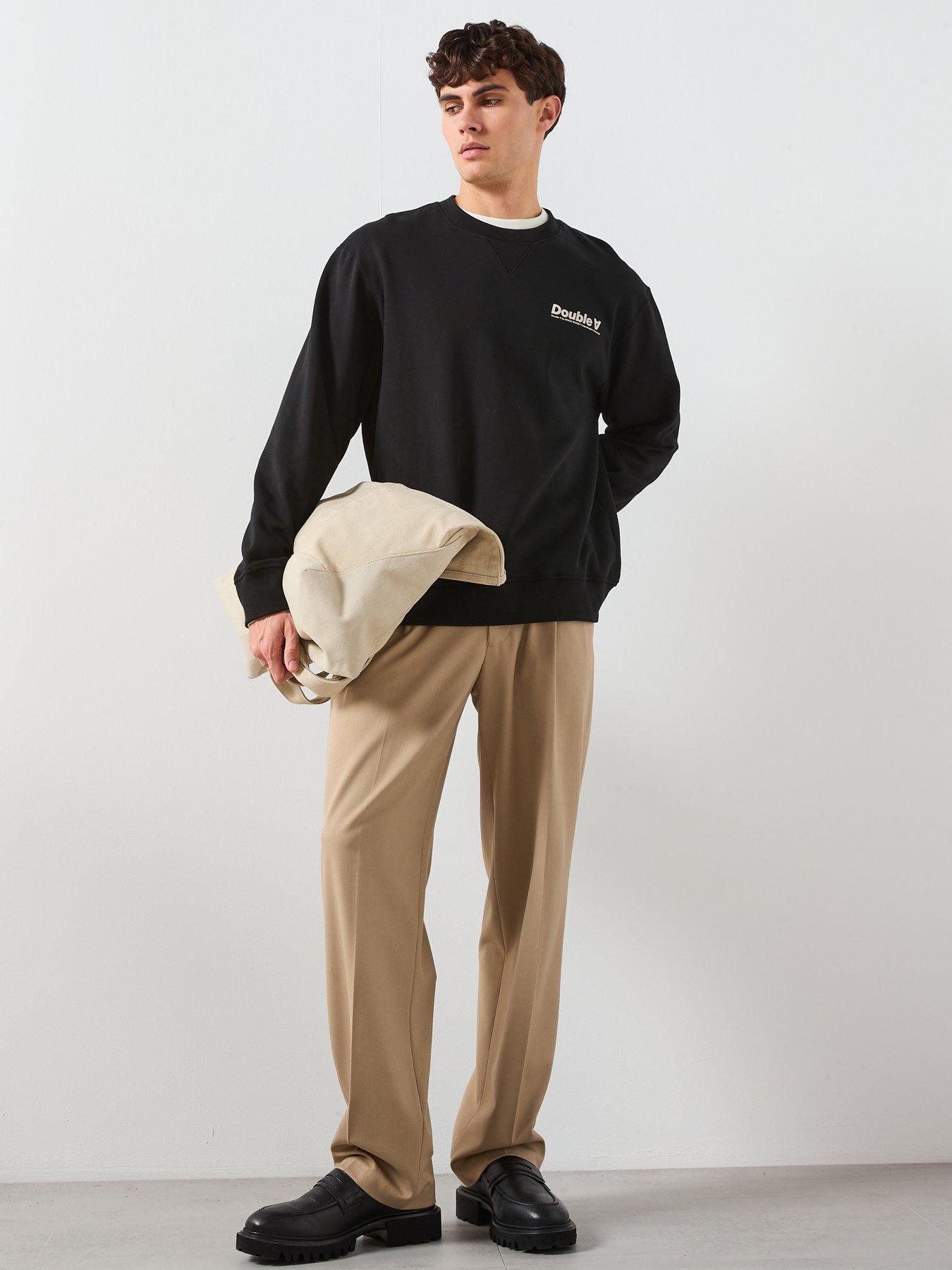 double-a-by-wood-wood-crew-neck-blackback