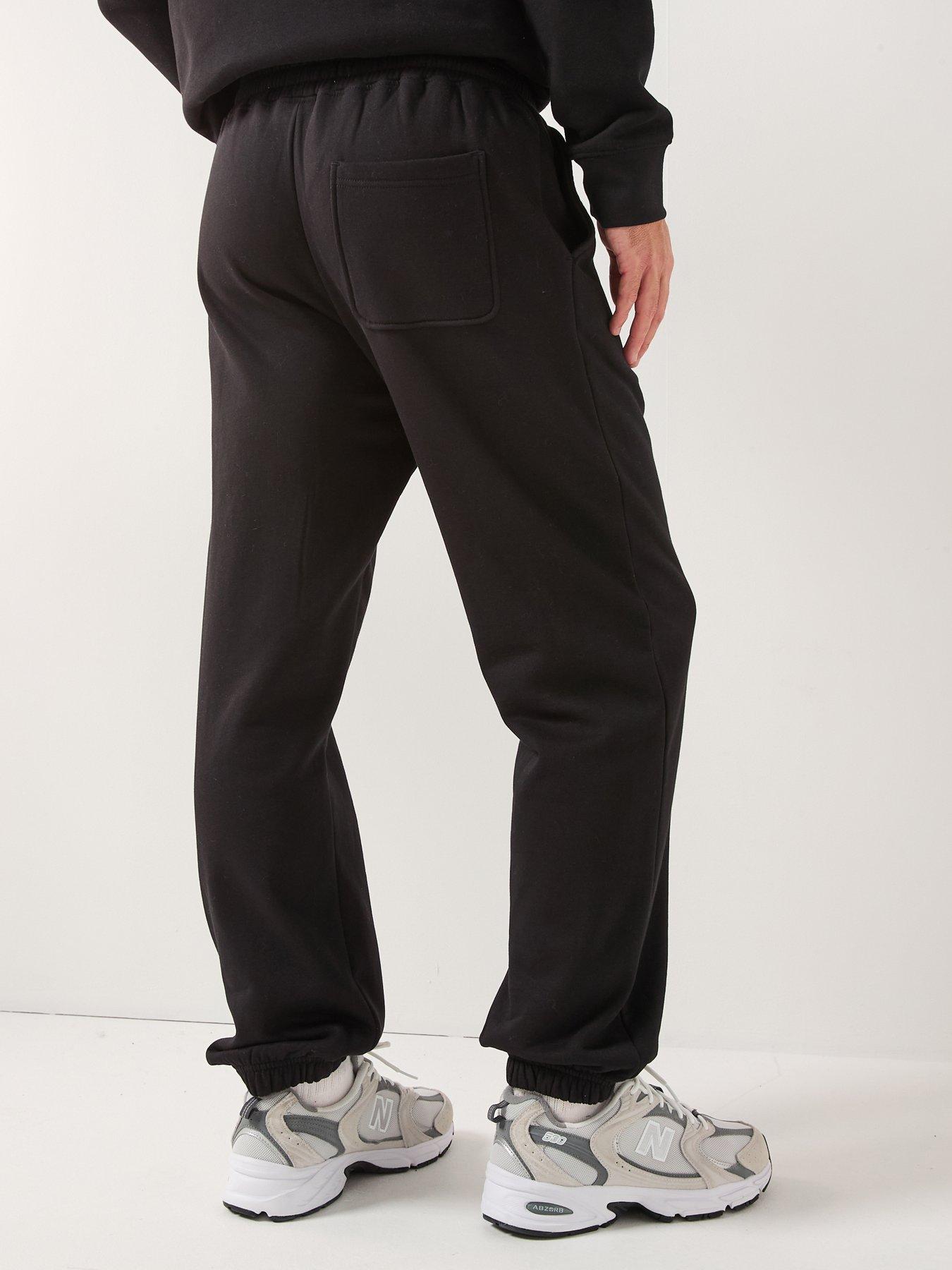 Image 2 of 6 of Double A by Wood Wood Double A By Cal Coin Logo Cuff Joggers - Black