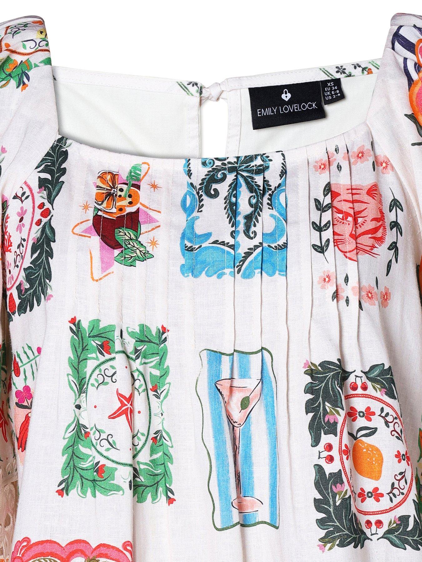 Image 5 of 5 of Emily Lovelock Rosie Print Blouse