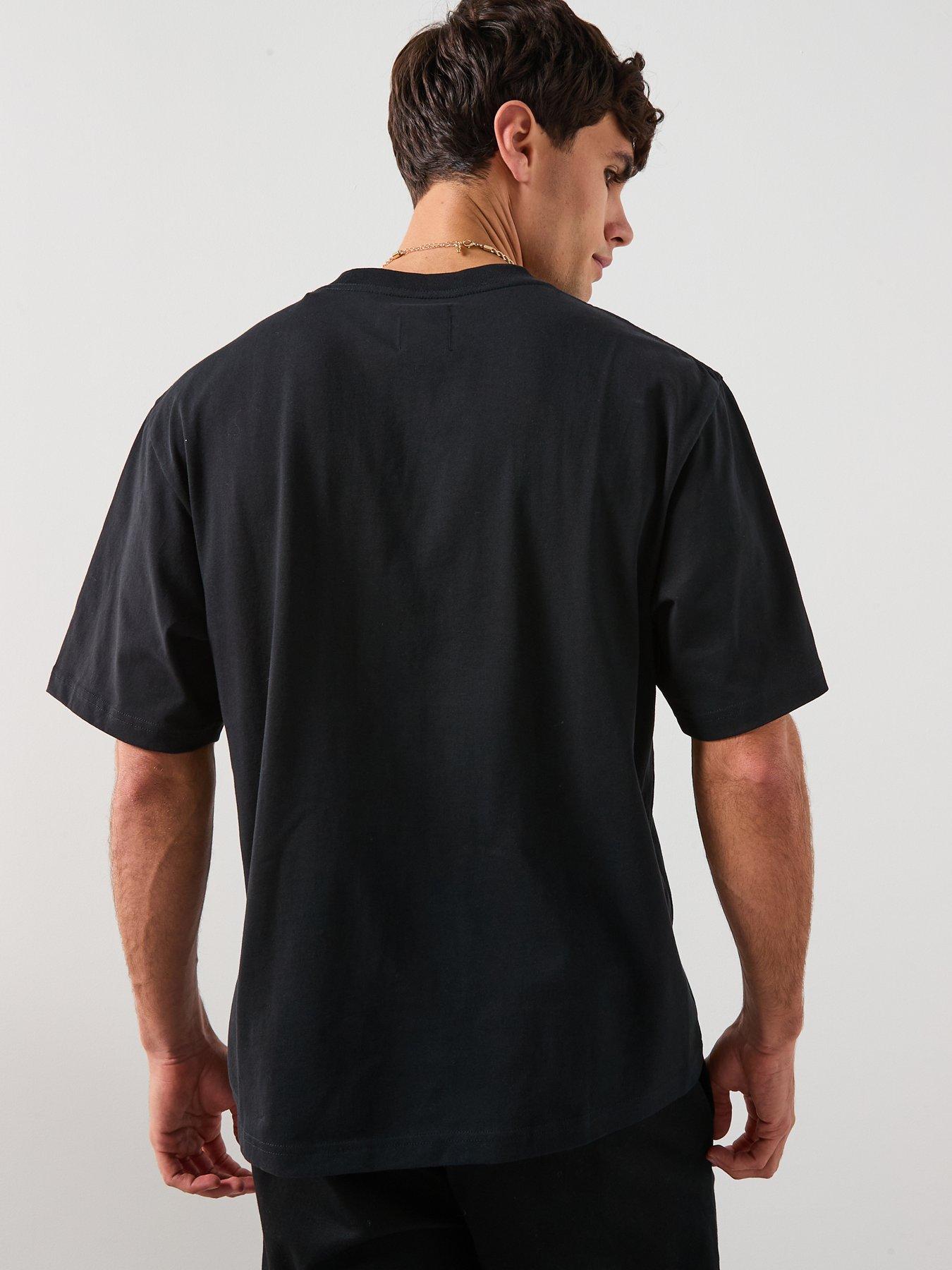 Image 2 of 6 of Double A by Wood Wood Liam Graphic Print T-shirt - Black