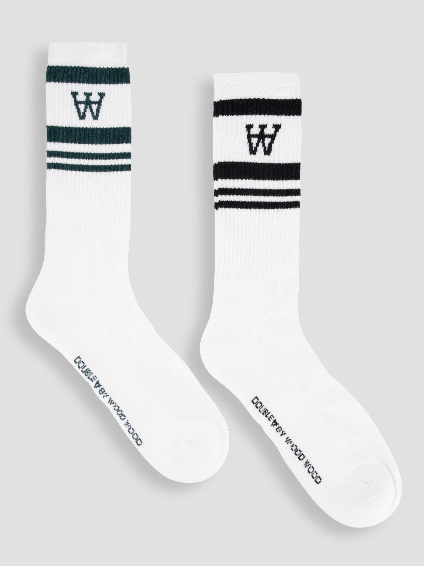 WOOD WOOD Double A By Wood Wood Ryder 2 Pack Crew Socks - Assorted