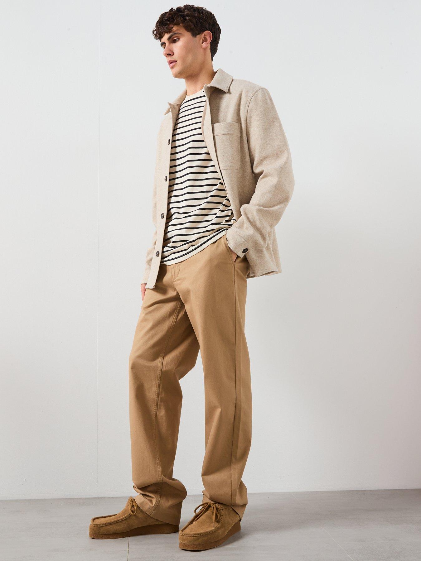 Image 3 of 5 of Double A by Wood Wood Silas Chinos - Petrified Oak Beige