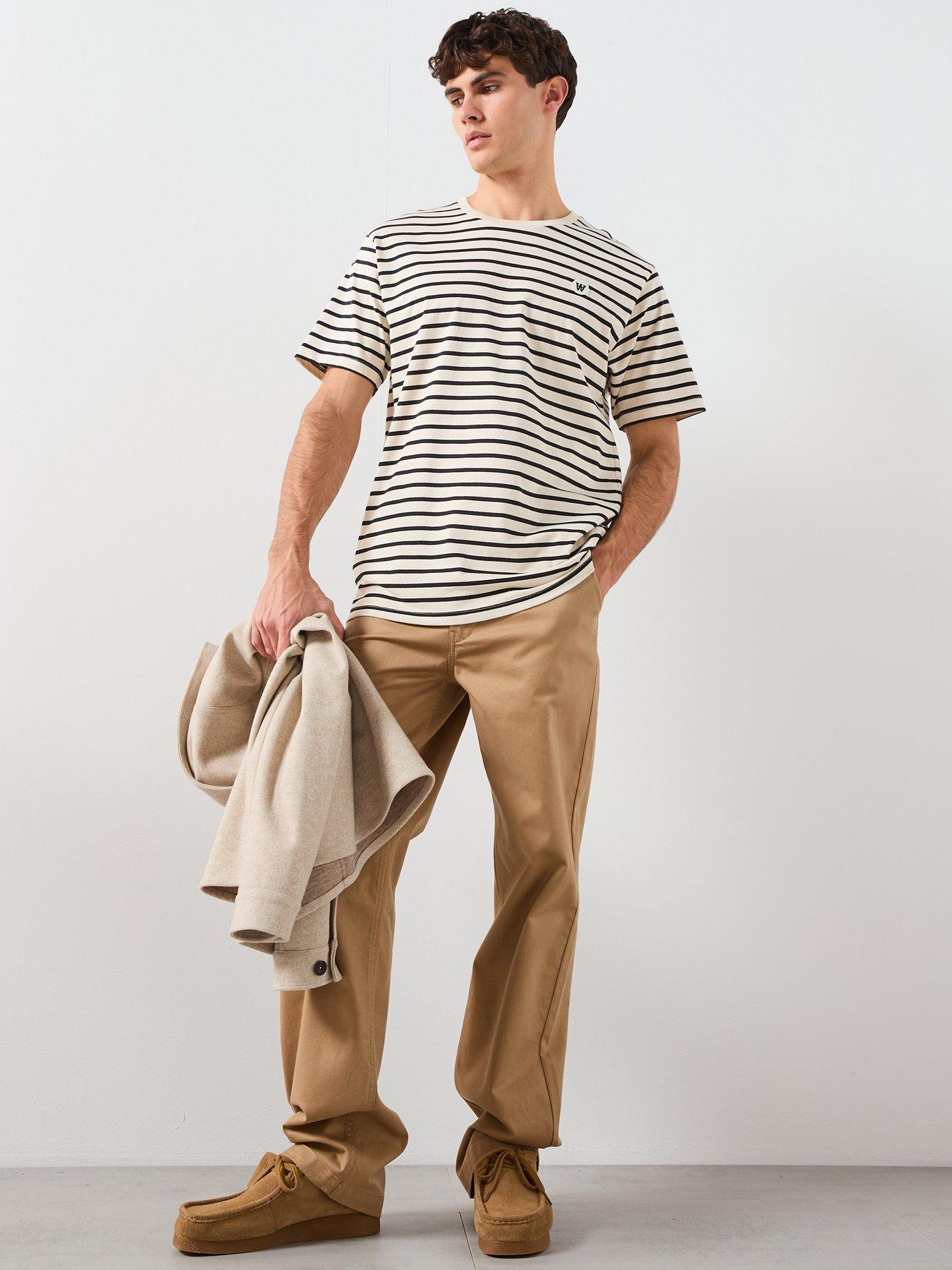Image 4 of 5 of Double A by Wood Wood Silas Chinos - Petrified Oak Beige