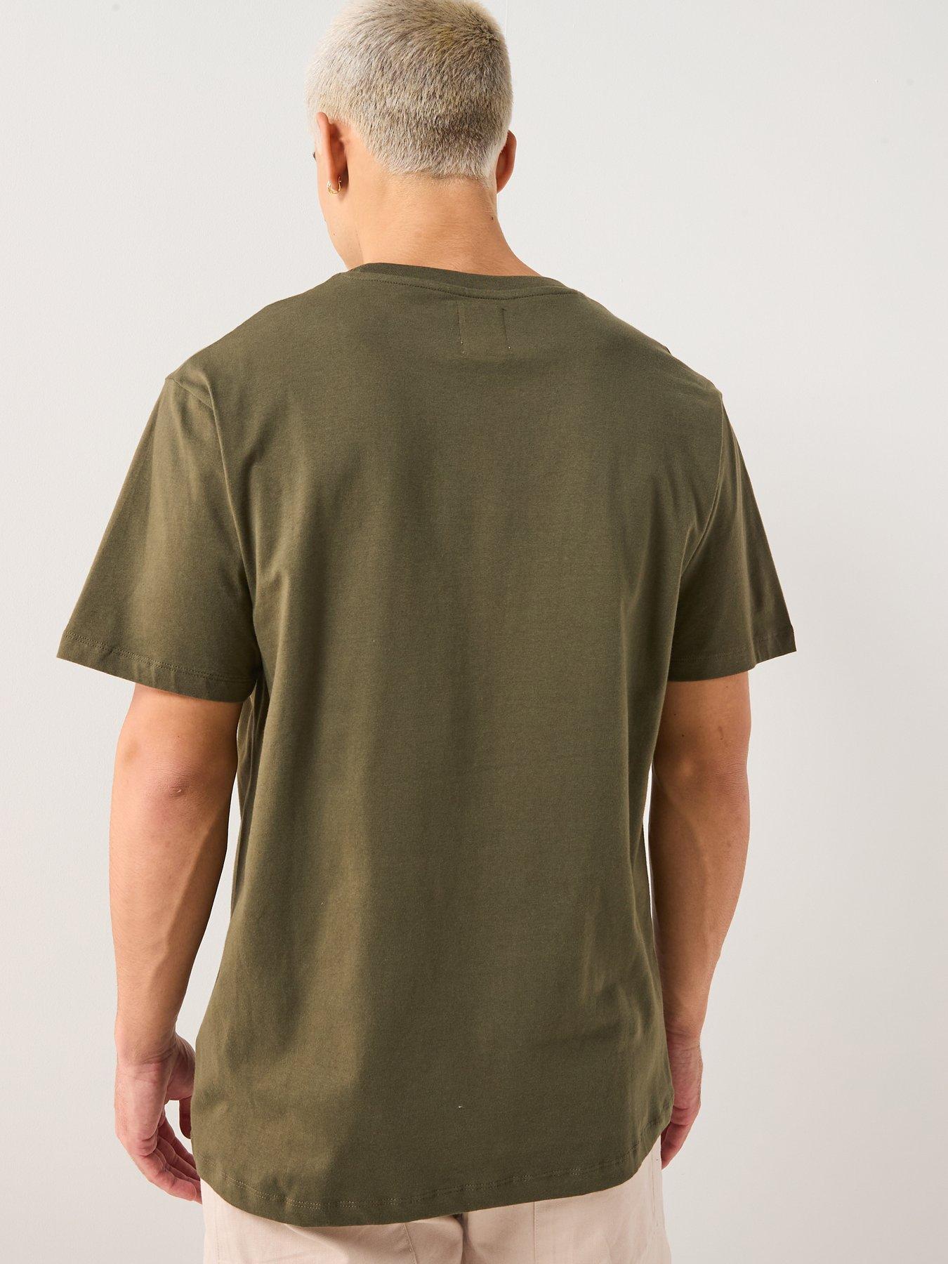 double-a-by-wood-wood-ace-coin-logo-t-shirt-dark-greenstillFront