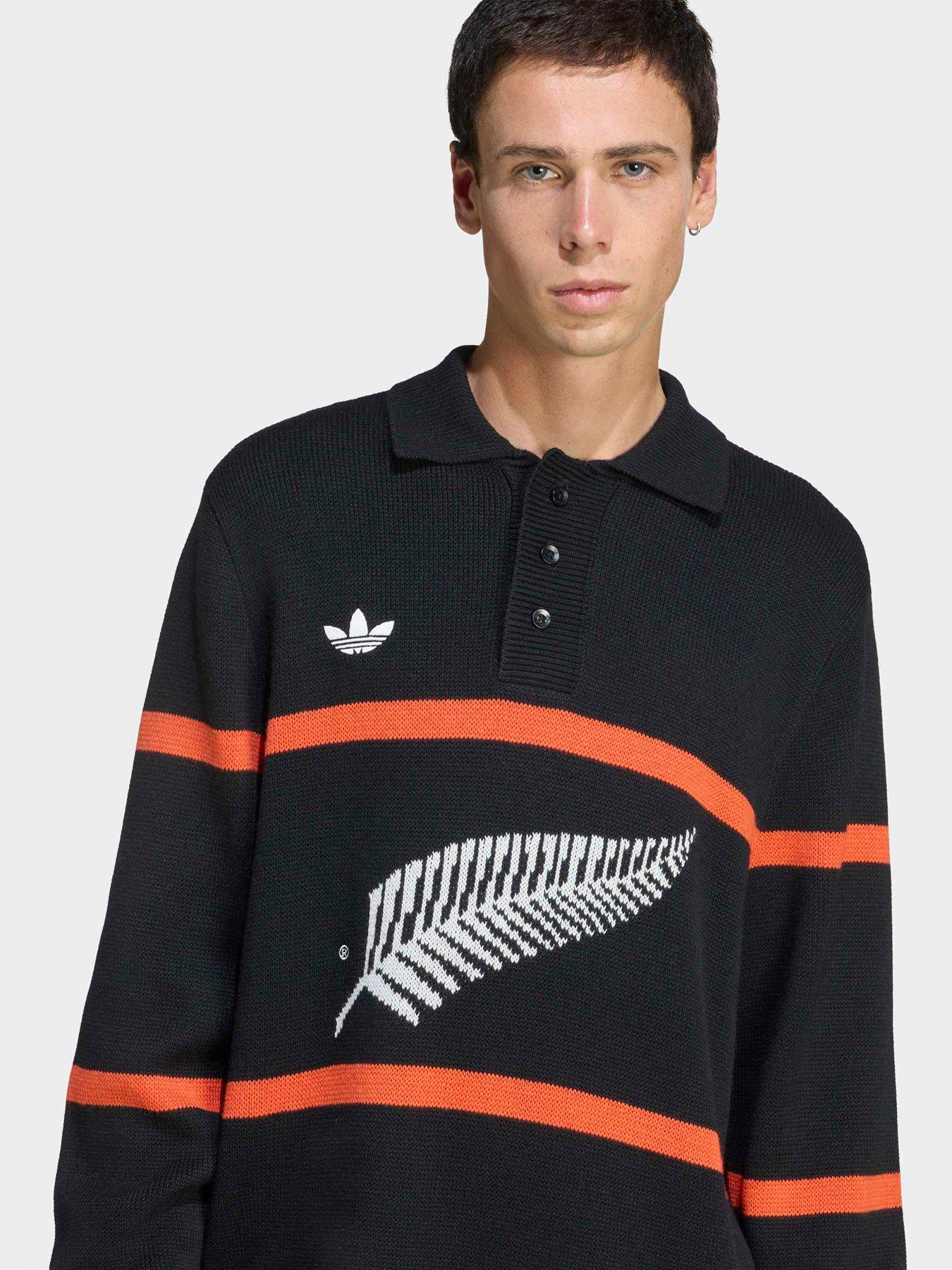 adidas-originals-mens-knitted-polo-top-blackdetail
