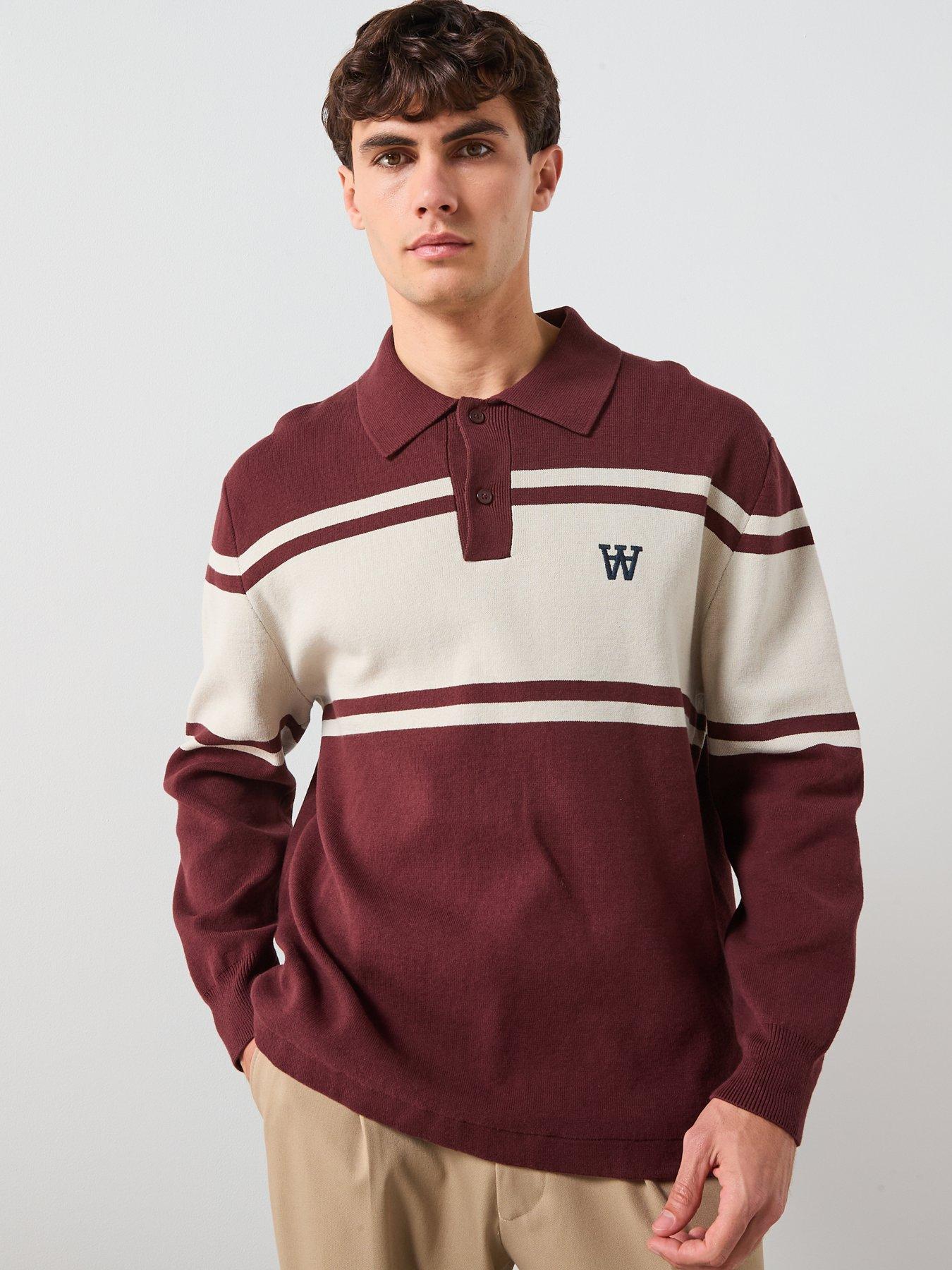 double-a-by-wood-wood-curt-long-sleeve-rugger-polo-shirt-dark-brownoutfit