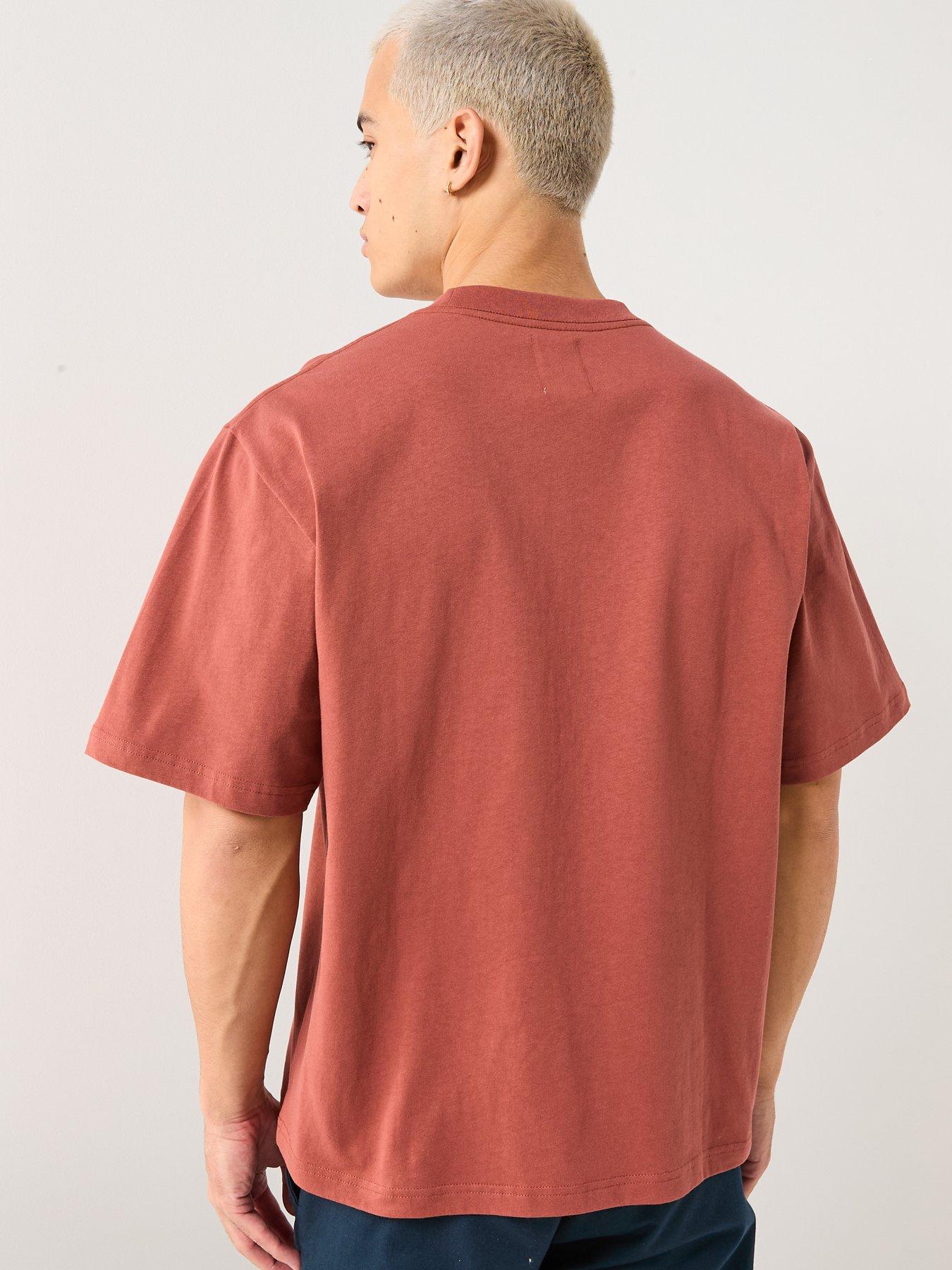 Image 2 of 6 of Double A by Wood Wood Liam Aa Logo T-Shirt - Dark Red