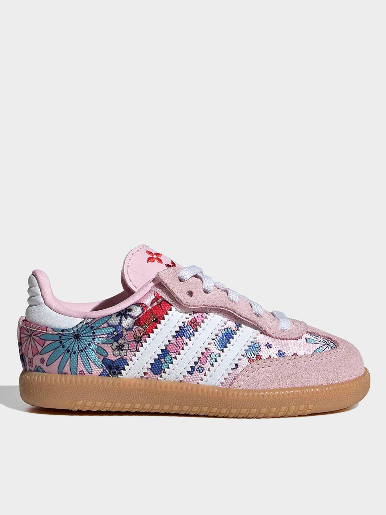 adidas Originals Infant Samba Liberty Elastic Trainers - Pink