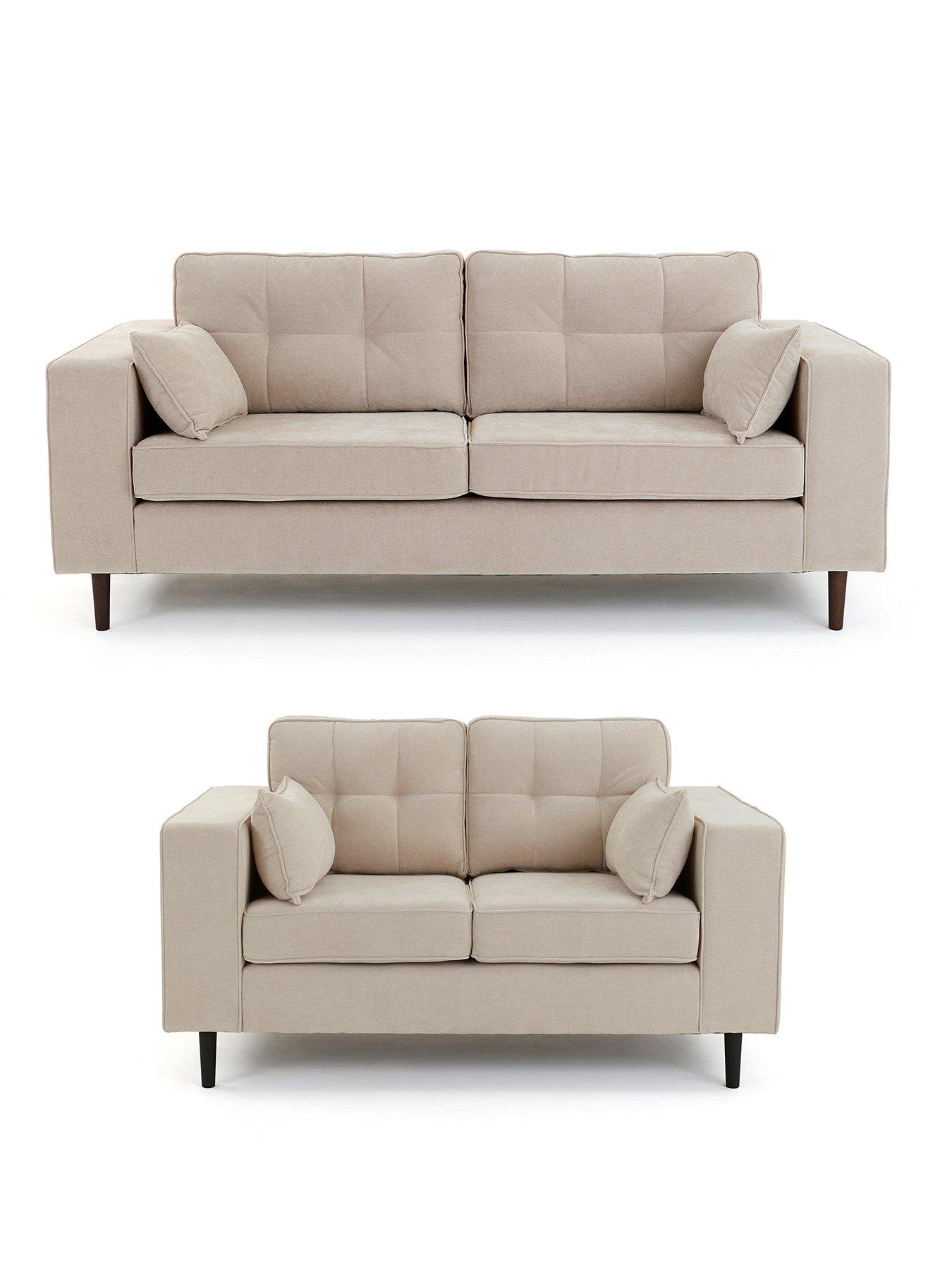 The Very Collection Zena 3 + 2 Seater Fabric Sofa Set - FSC® Certified ...