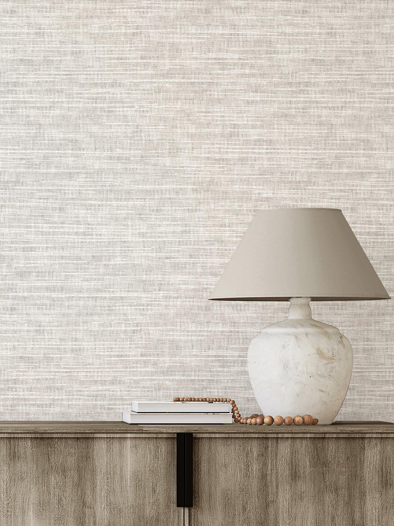 Image 2 of 7 of The Very Collection Global textured plain Natutal Wallpaper