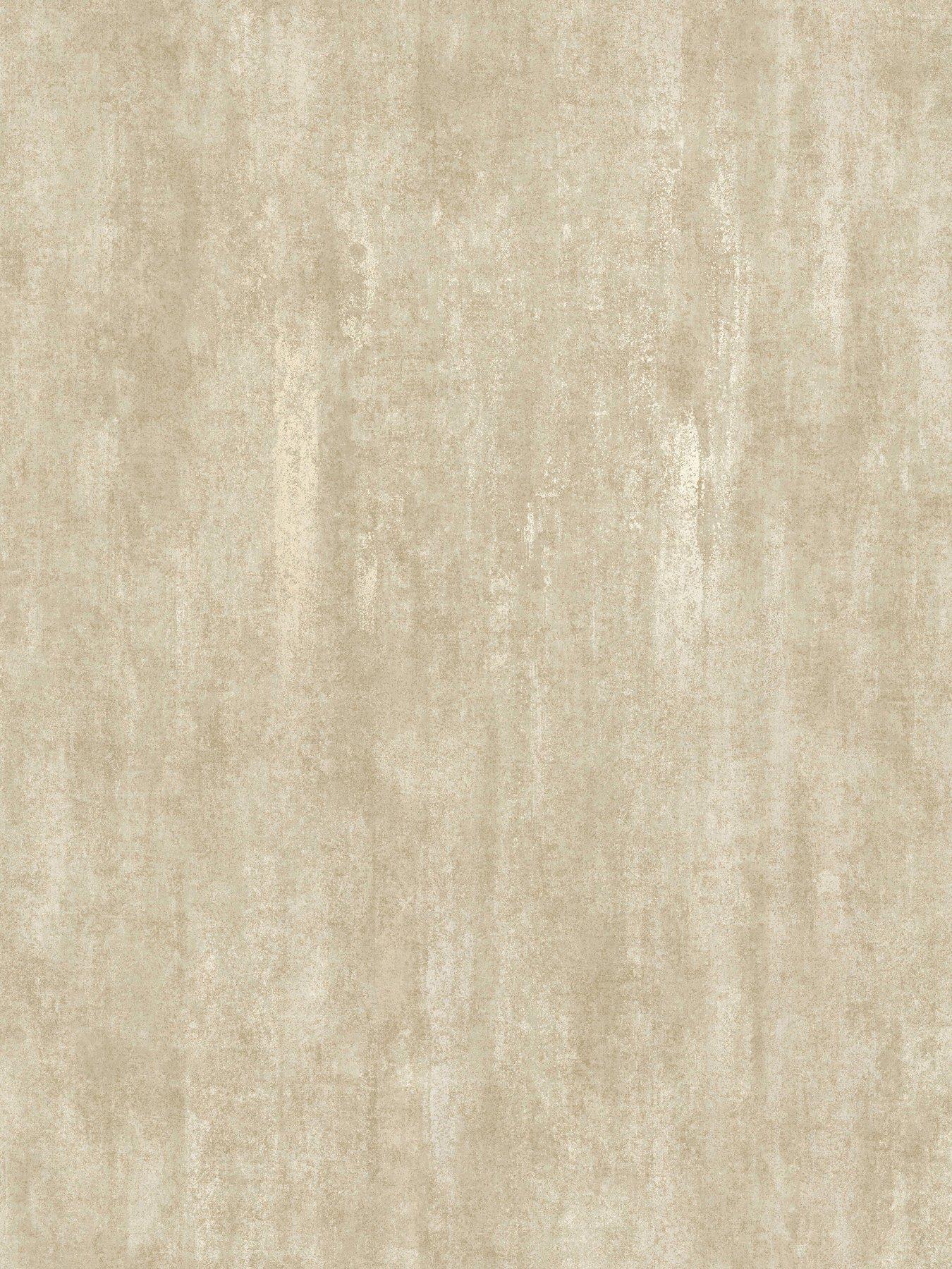 Image 3 of 7 of The Very Collection Luxe Distressed plain Gold Wallpaper