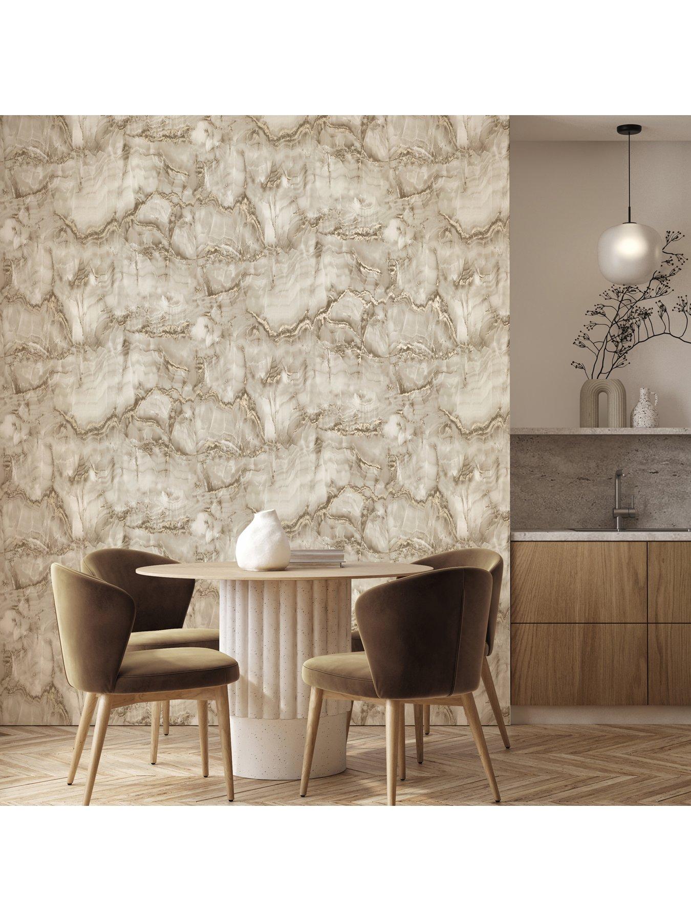 Image 4 of 7 of The Very Collection Elara Marble Stone Wallpaper