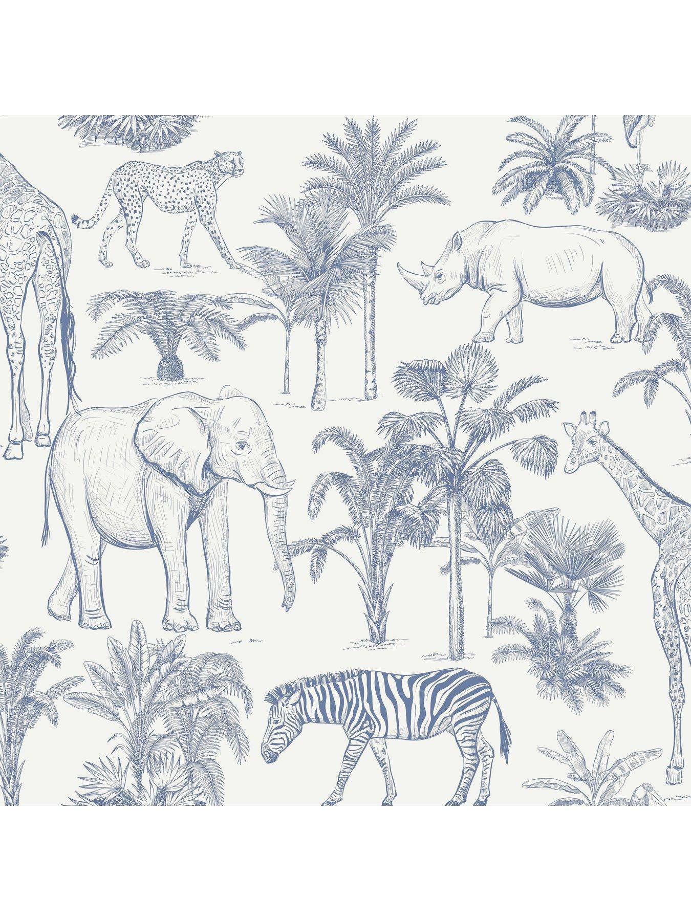 the-very-collection-safari-blue-wallpaperdetail
