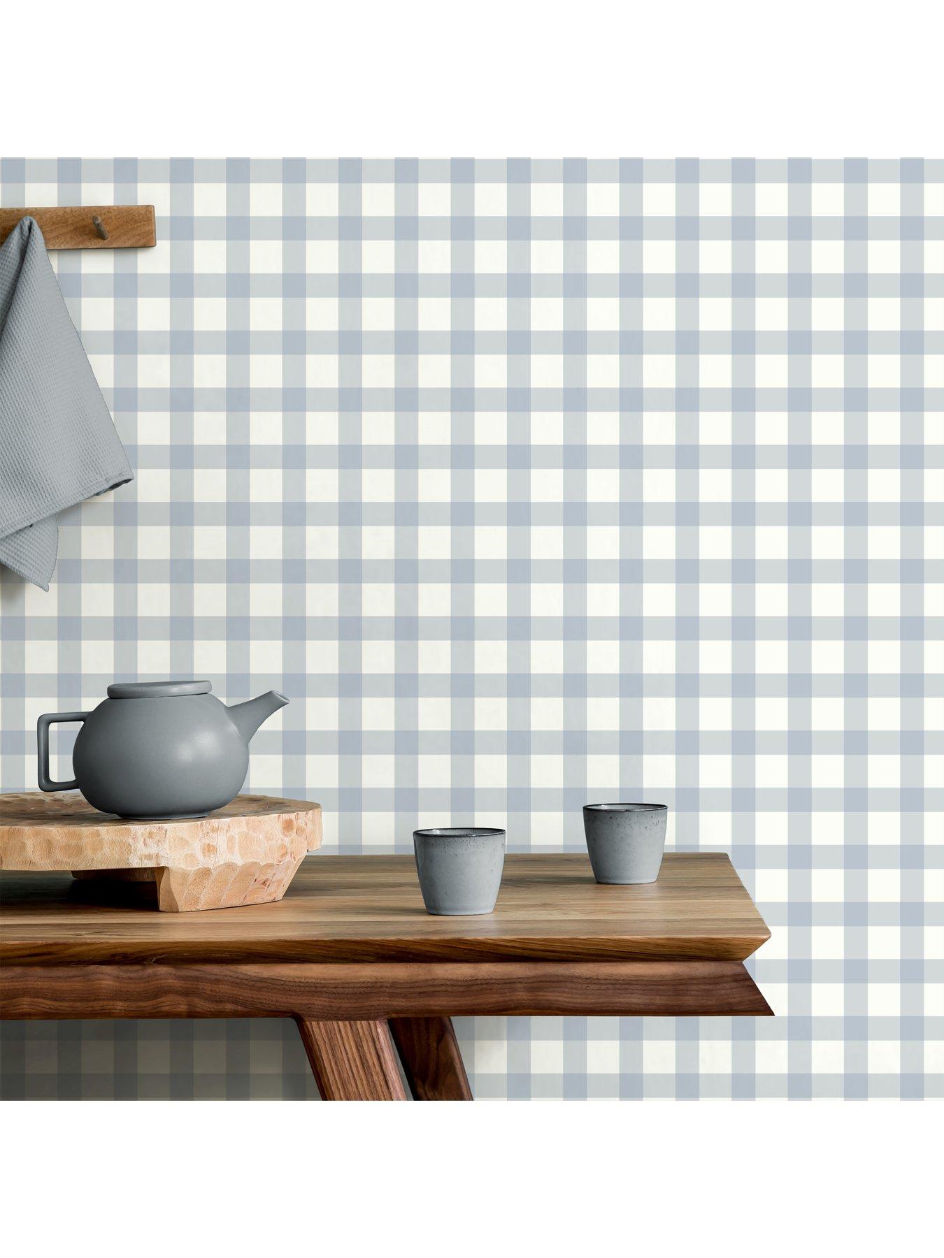 the-very-collection-gingham-blue-wallpaperoutfit