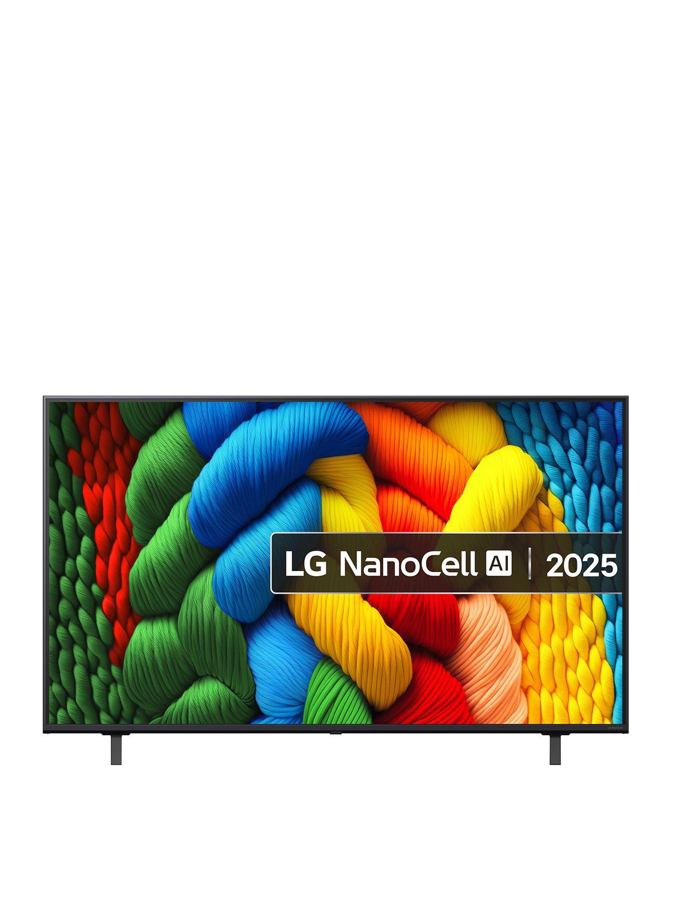 LG LG NANO80A 55" NanoCell AI 4K HDR Smart AI TV - 55NANO80A6B.AEK