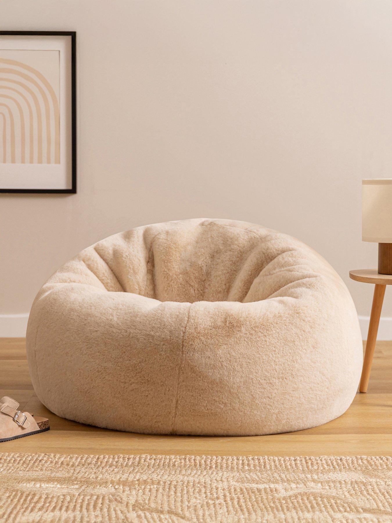Icon Beanbags Faux Rabbit Fur Classic Beanbag