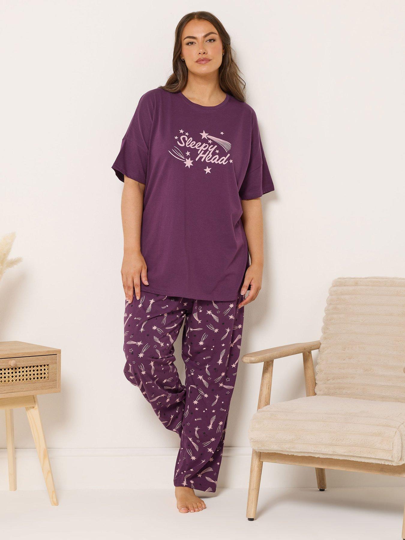 yours-curve-shooting-stars-wide-leg-pyjama-pant-redback