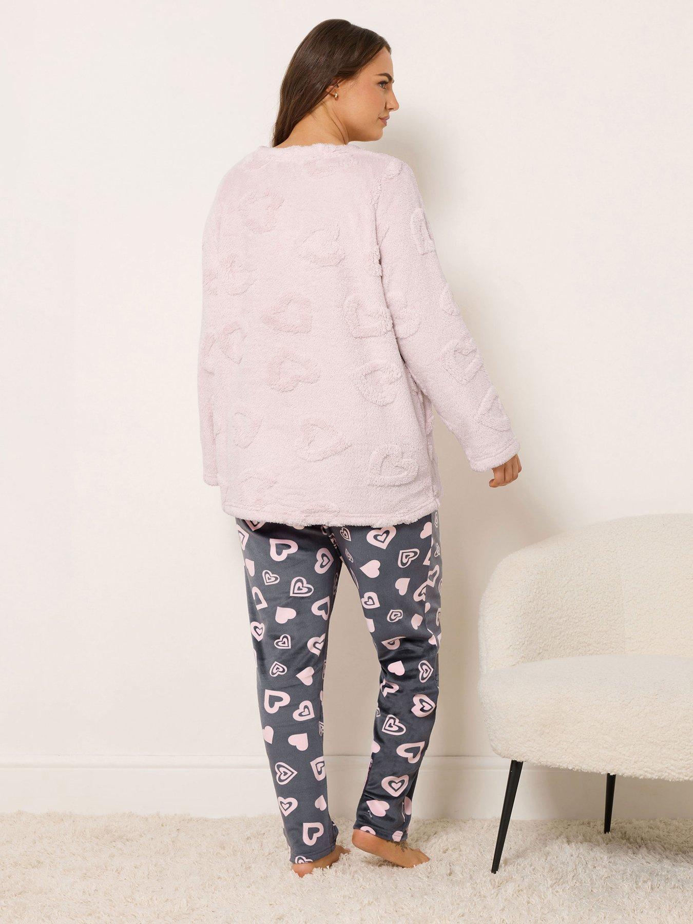 yours-curve-clipped-heart-lounge-set-pinkstillFront