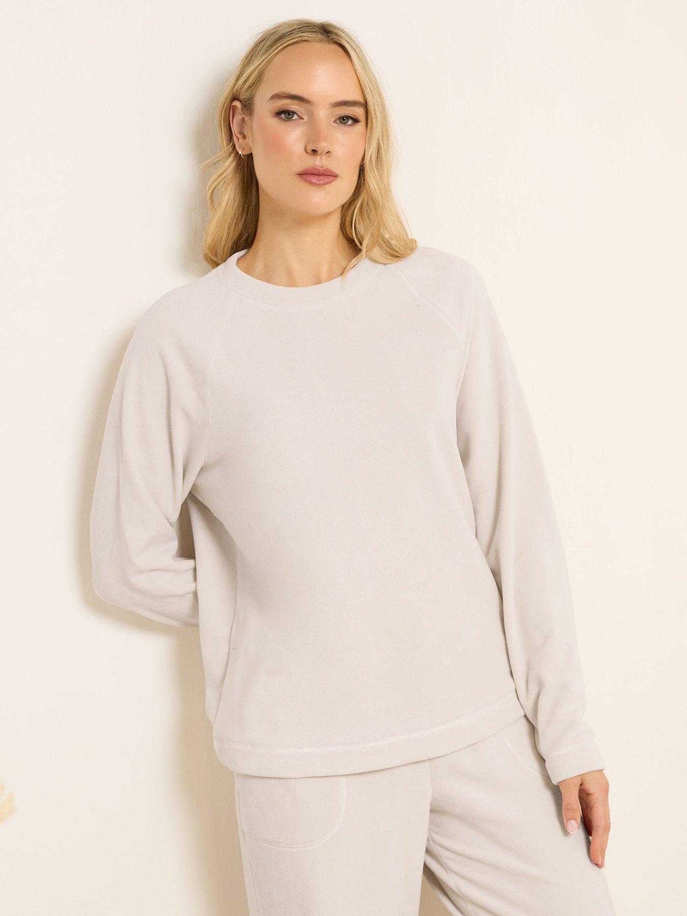 long-tall-sally-tall-fleece-top-ivory