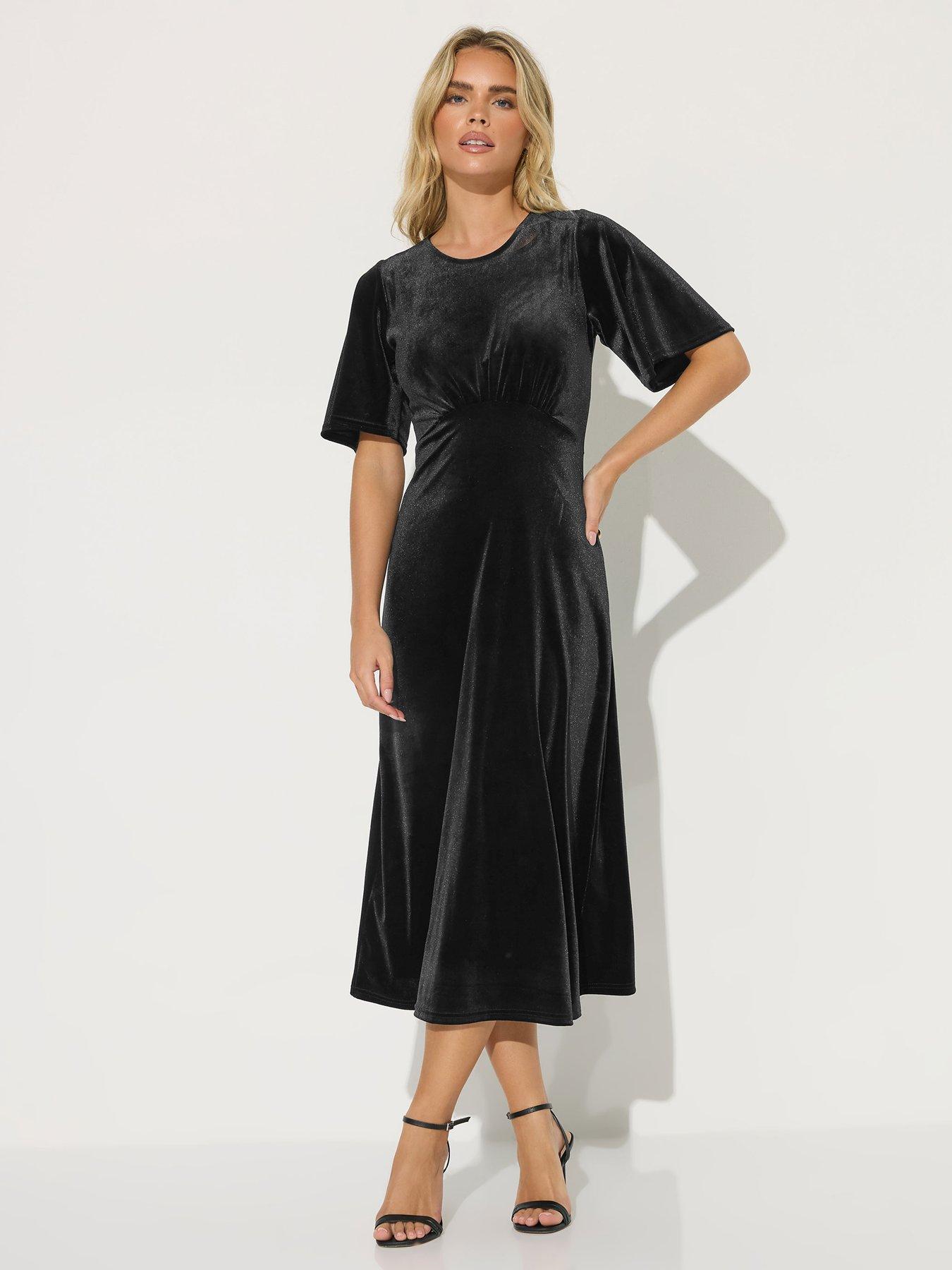 pixiegirl-petite-velour-empire-midi-dress-blackback