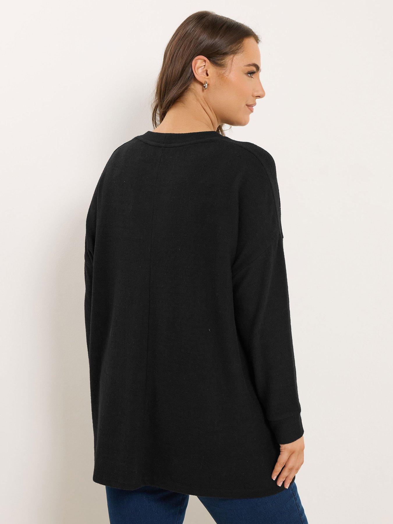 yours-curve-star-sequin-jumper-blackstillFront