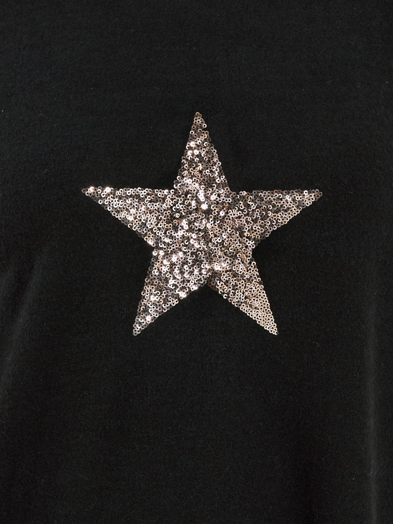 yours-curve-star-sequin-jumper-blackoutfit