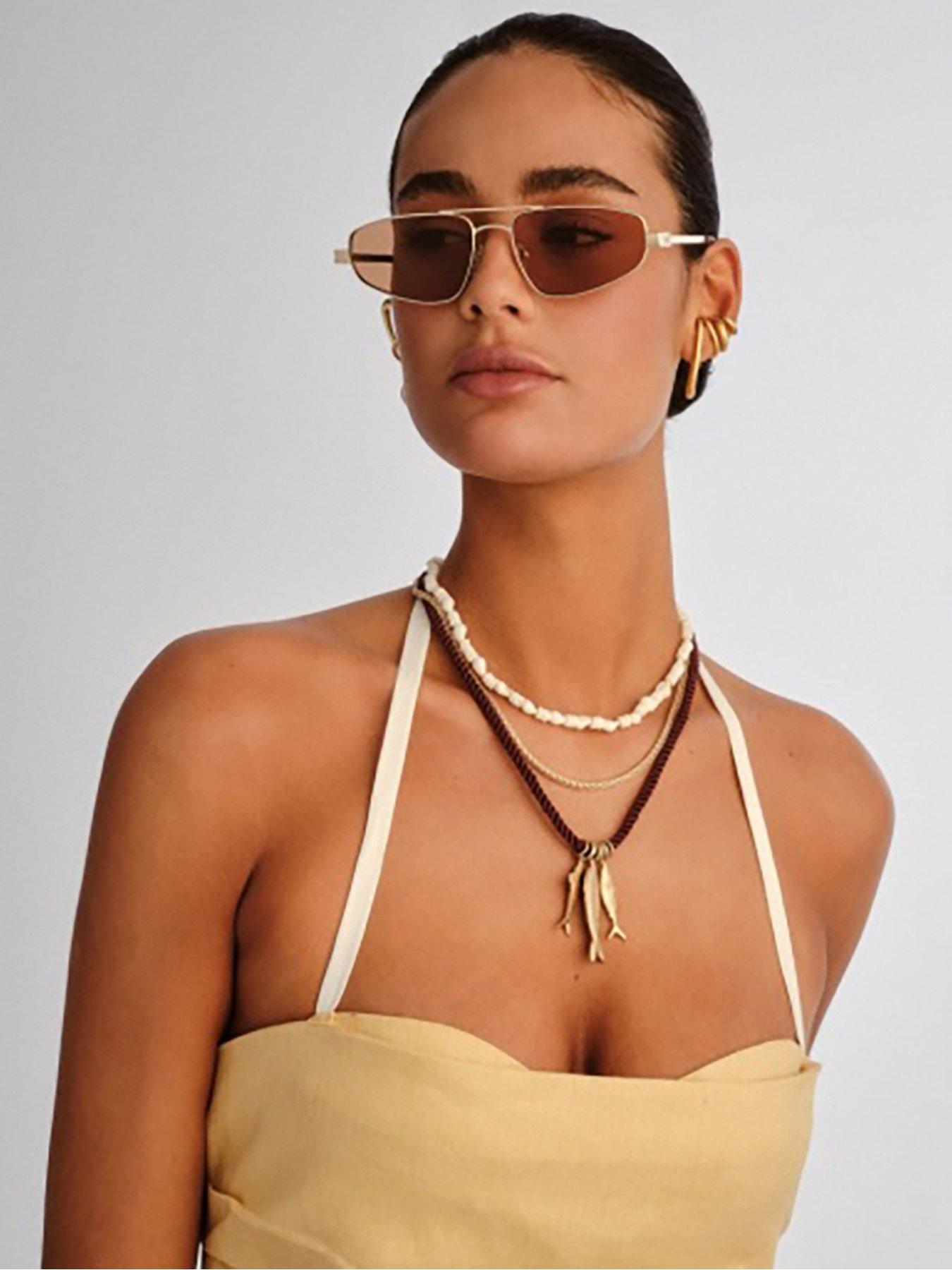 le-specs-treasure-aviator-sunglasses-golddetail