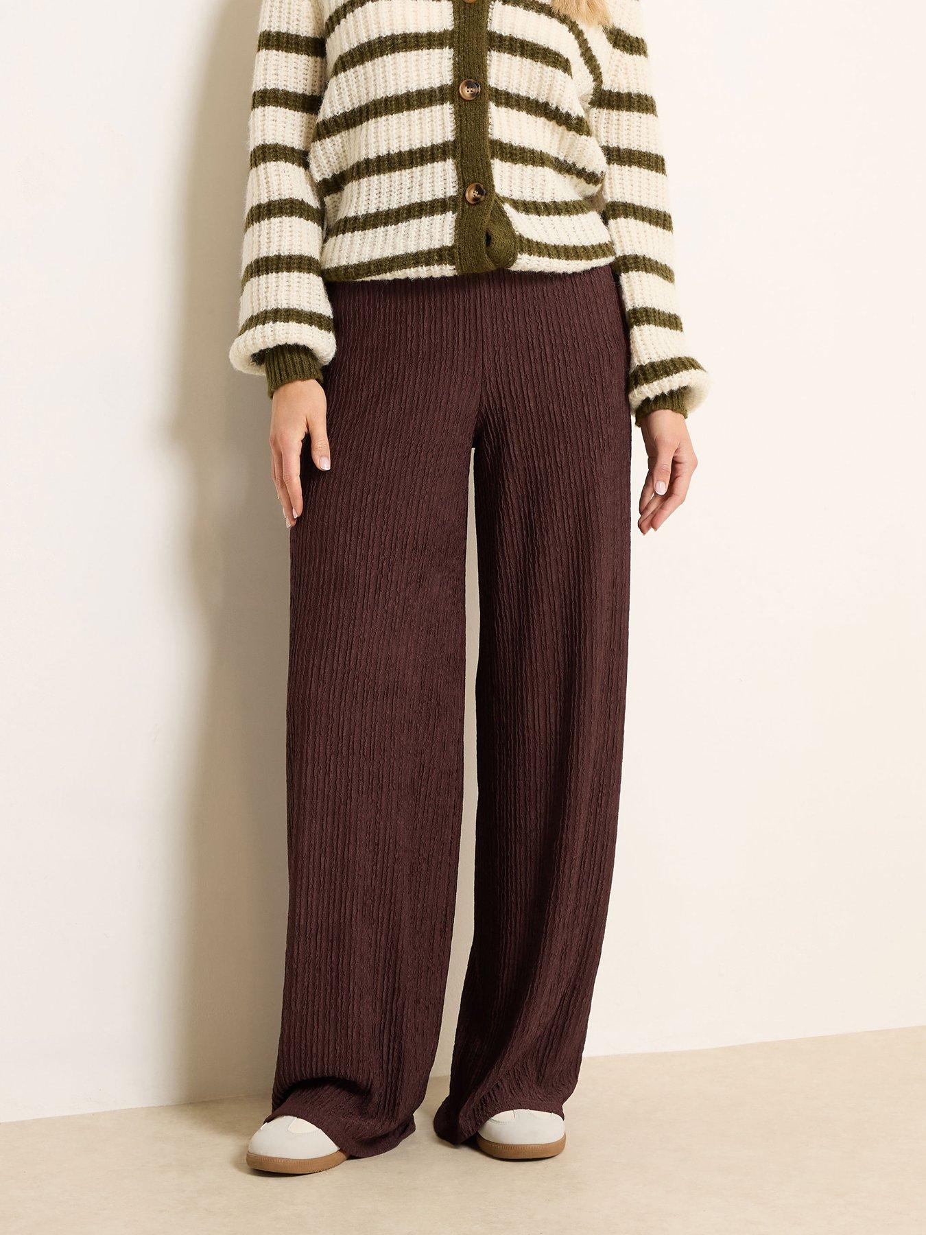 long-tall-sally-tall-textured-wide-leg-trouser-34-brown