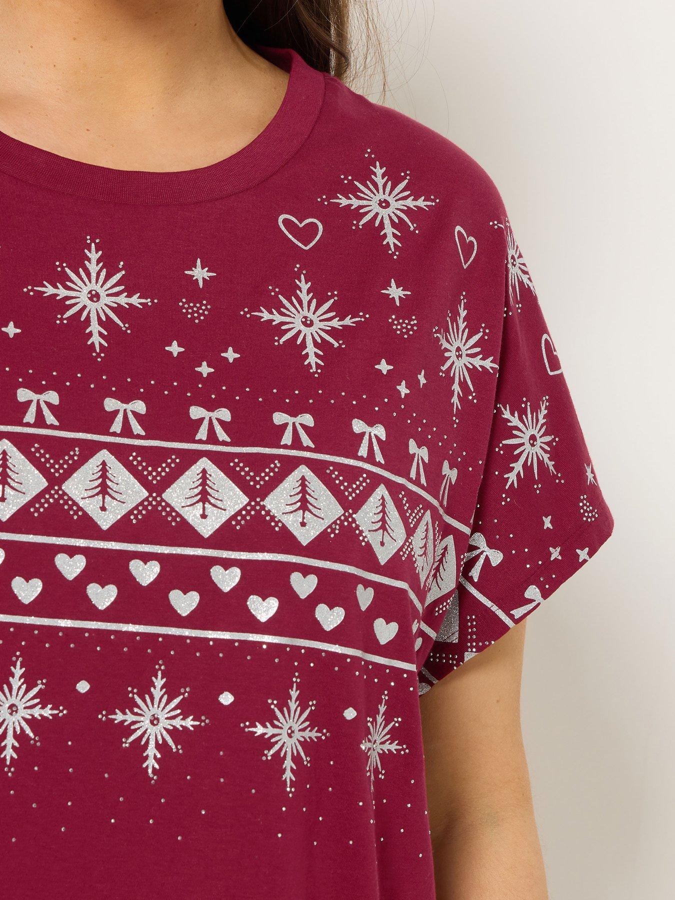 yours-curve-fairisle-t-shirt-redoutfit