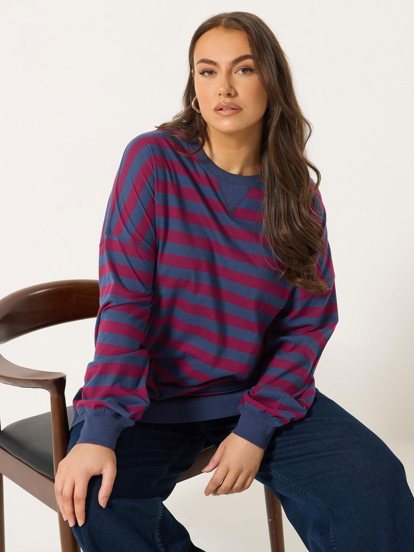 yours-curve-balloon-sleeve-top-red