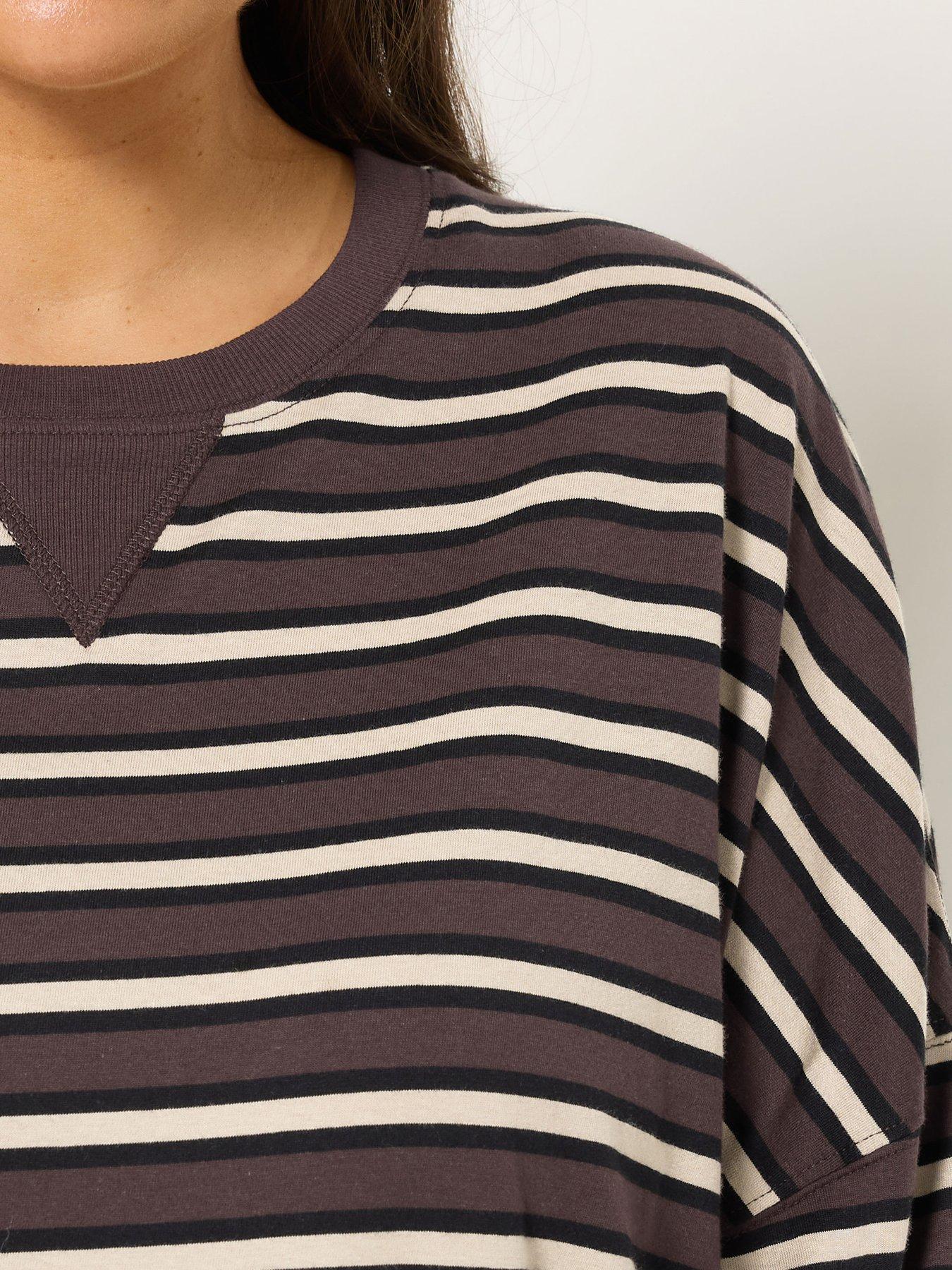 yours-curve-balloon-sleeve-top-brownoutfit