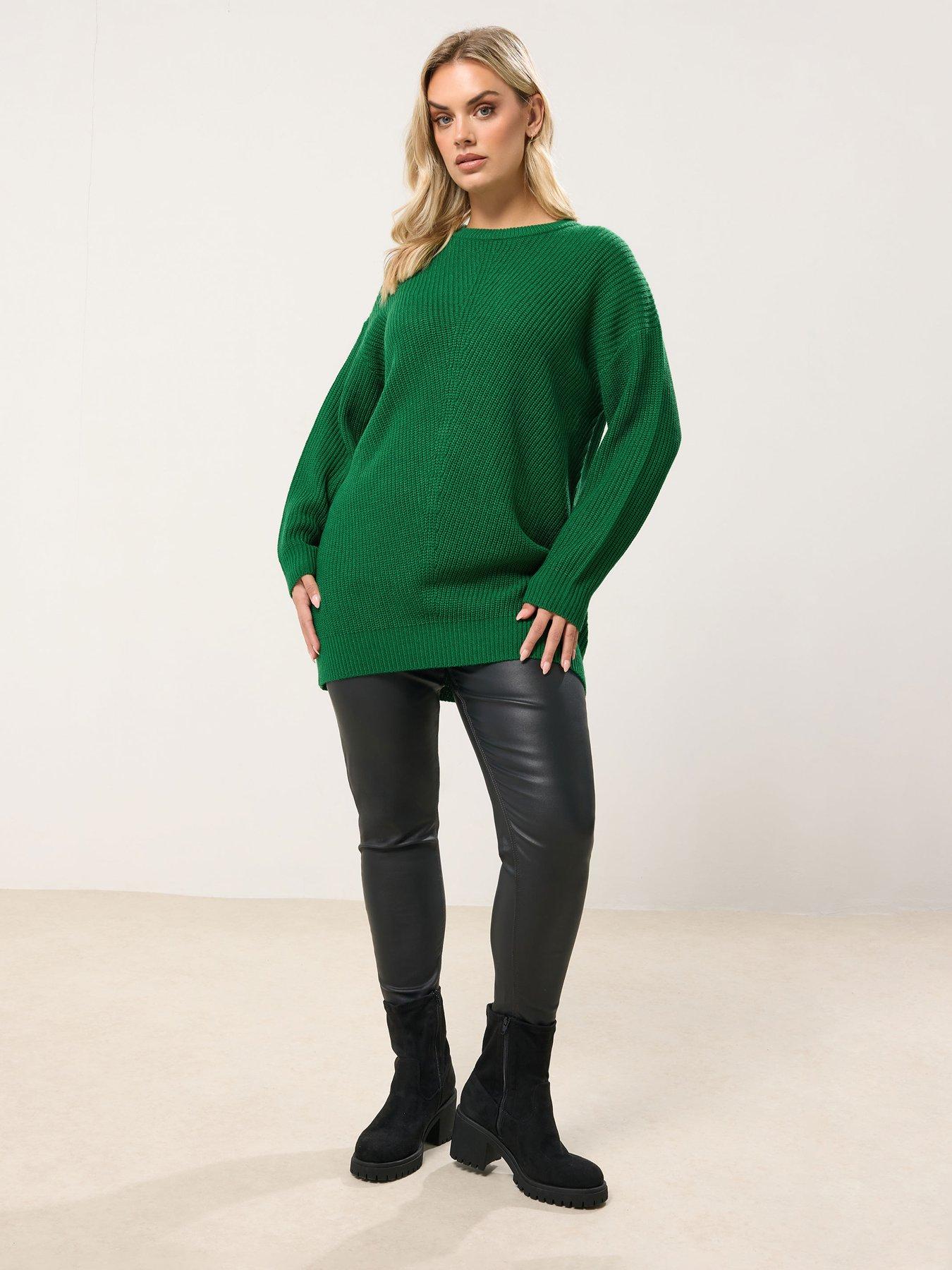 yours-curve-essential-jumper-greenback