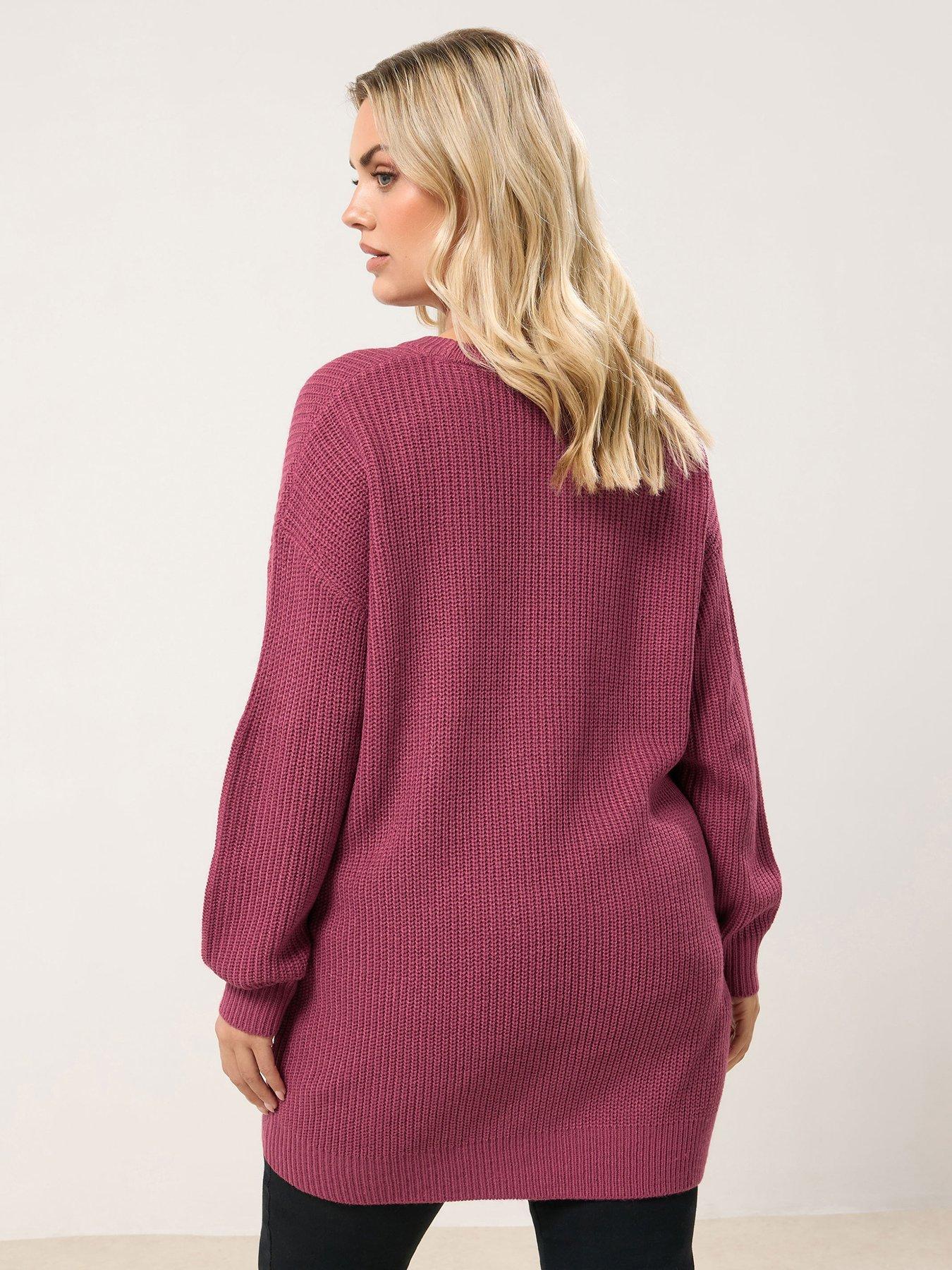 yours-curve-essential-jumper-pinkstillFront