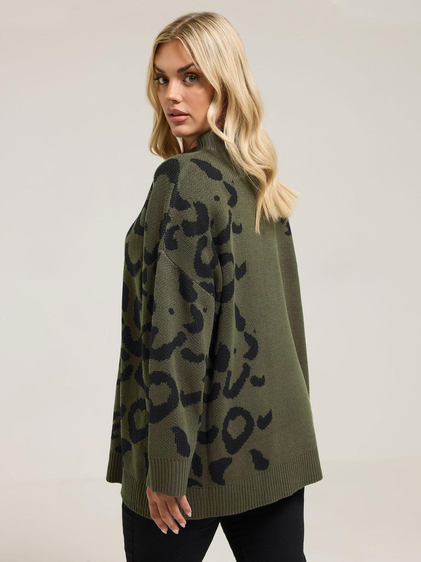 yours-curve-multi-animal-jumper-blackstillFront