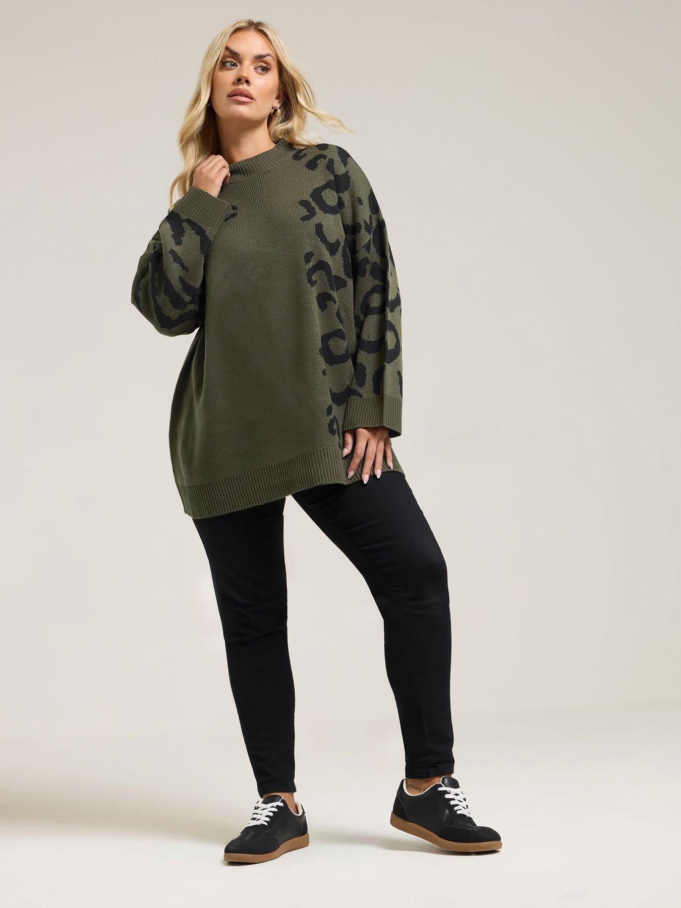 yours-curve-multi-animal-jumper-blackback