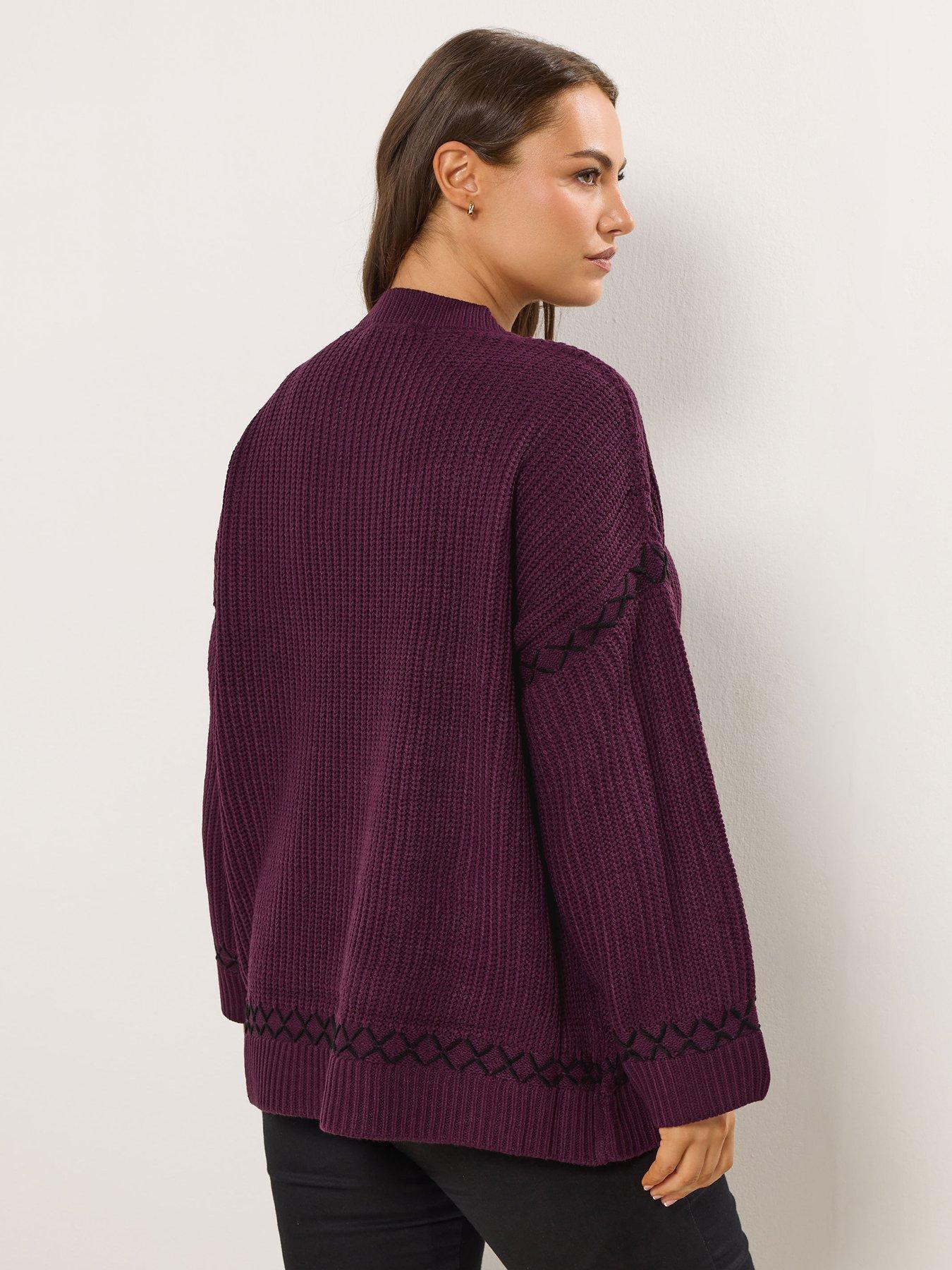 yours-curve-blanket-stitch-jumper-purplestillFront