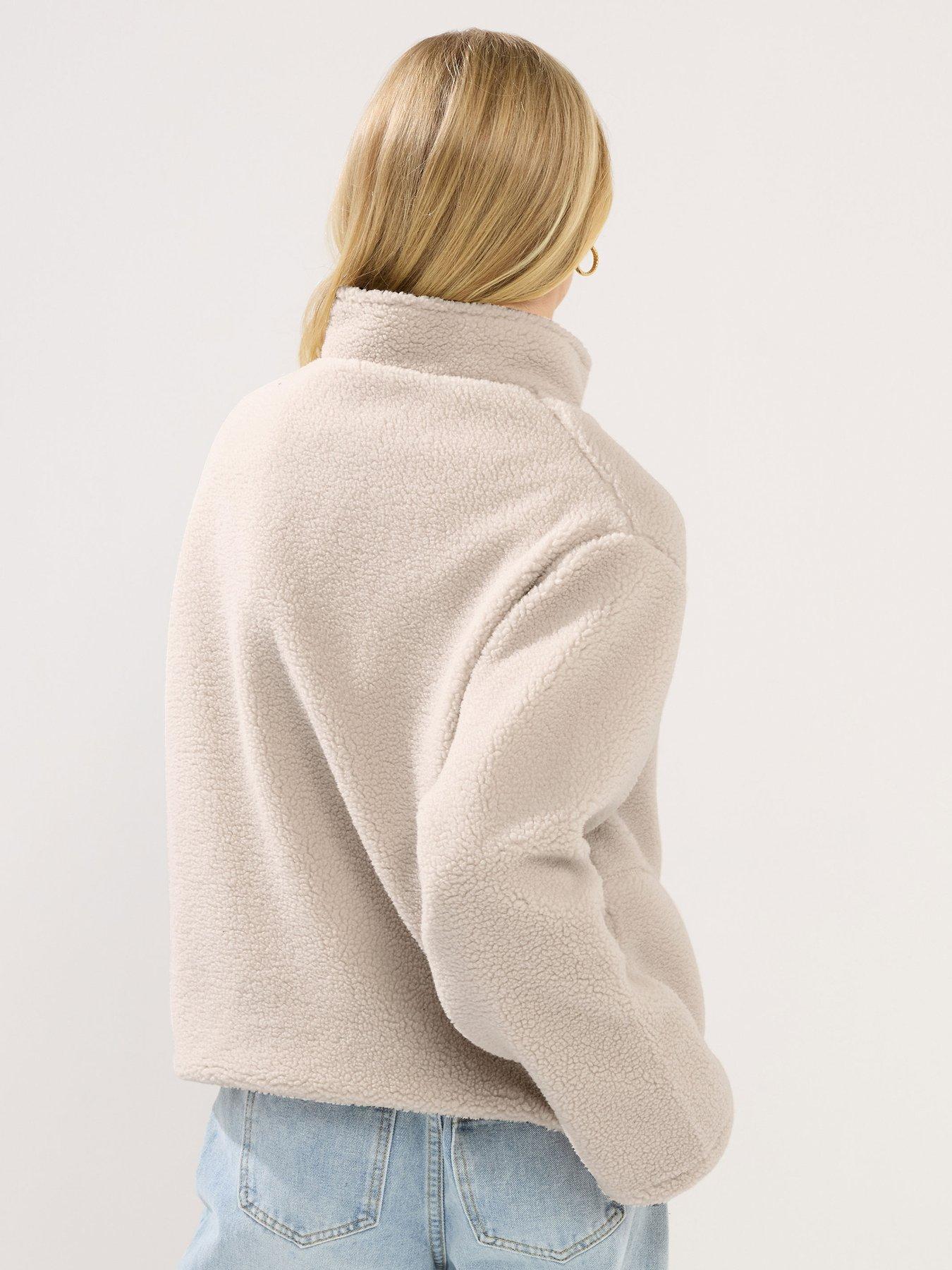 pixiegirl-petite-zip-through-borg-jacket-naturalstillFront