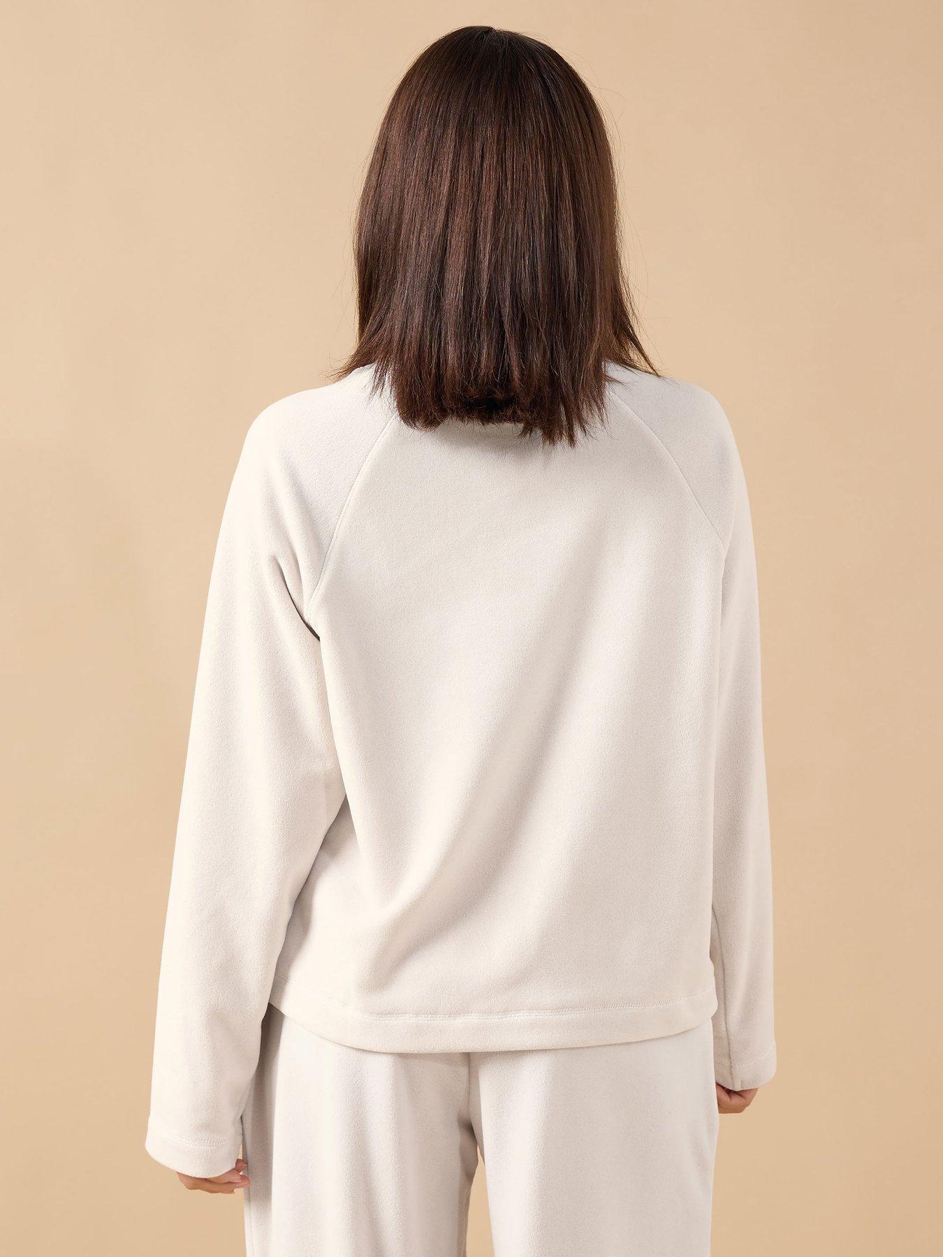 pixiegirl-petite-weekend-fleece-lounge-top-ivorystillFront