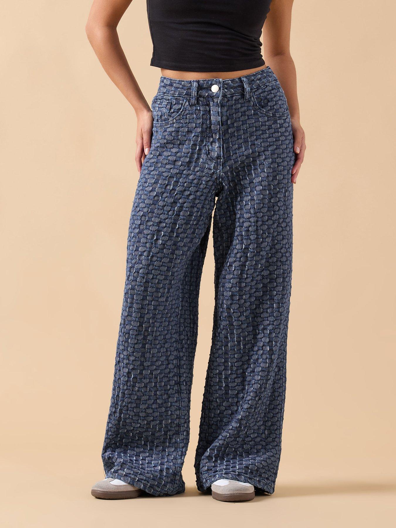 pixiegirl-petite-textured-wide-leg-jeans-blue