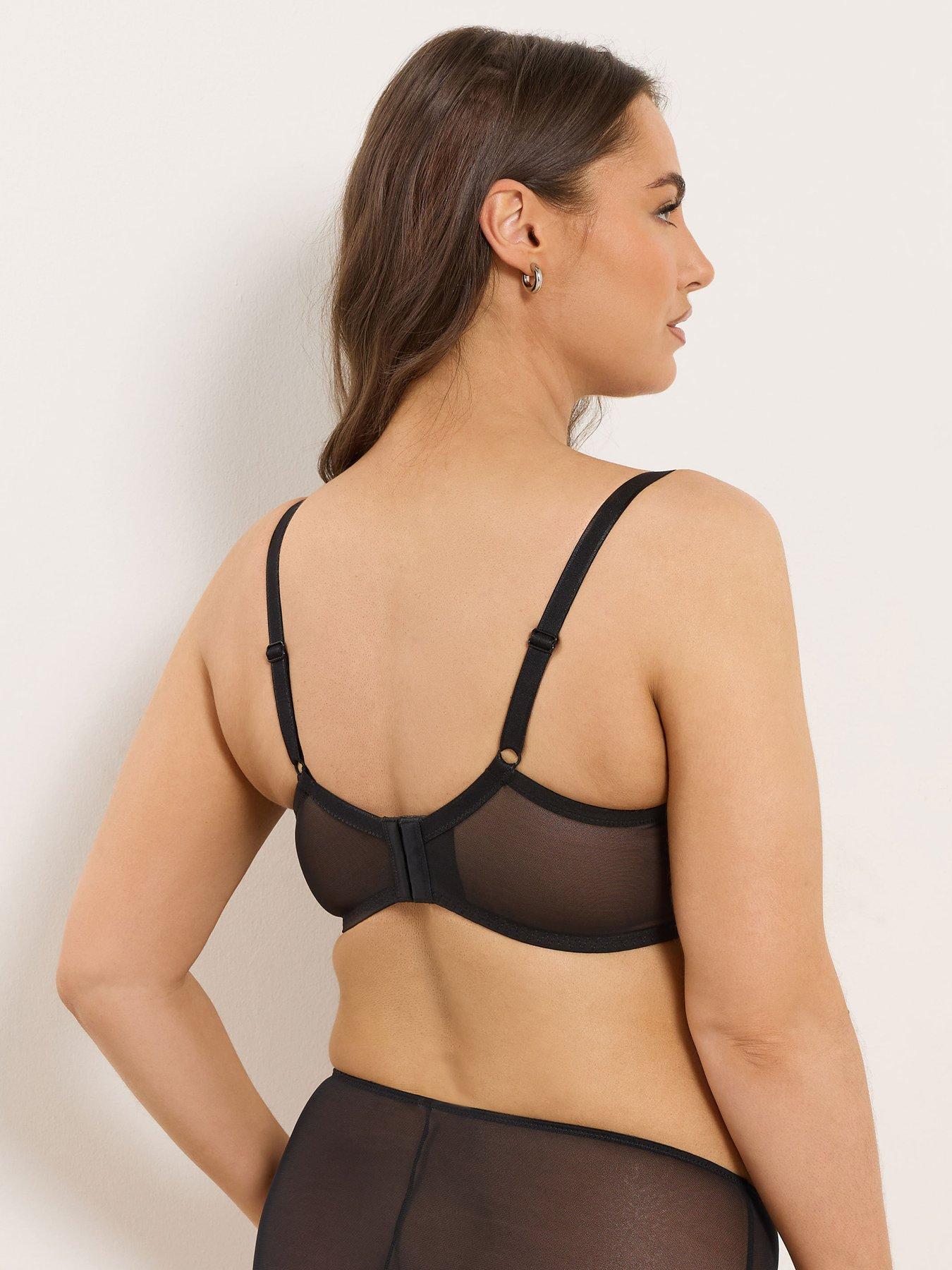 Image 2 of 4 of Yours Curve Dana Non-Padded Underwire Bra - Black