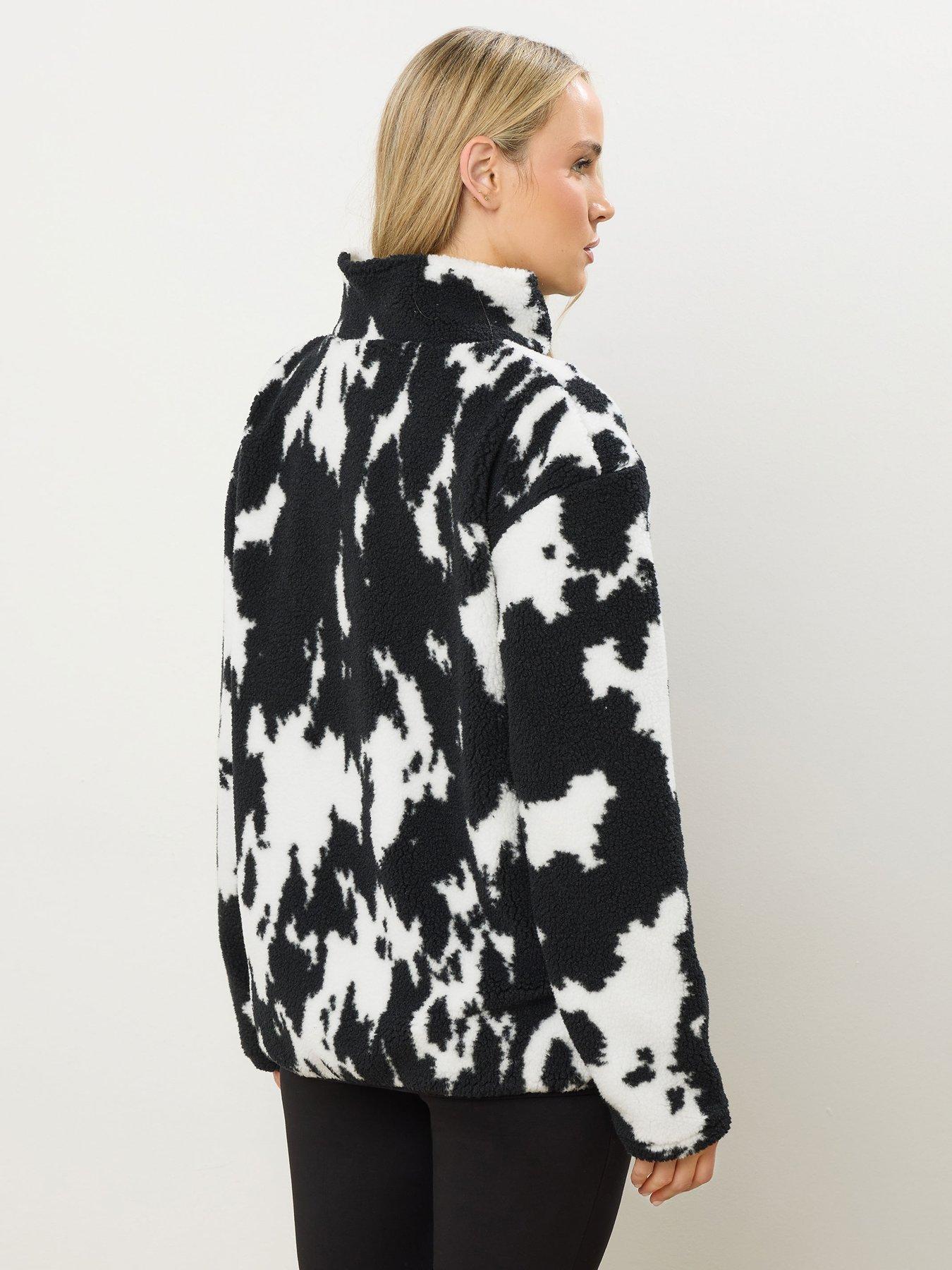 long-tall-sally-cow-zip-through-borg-jacket-blackstillFront