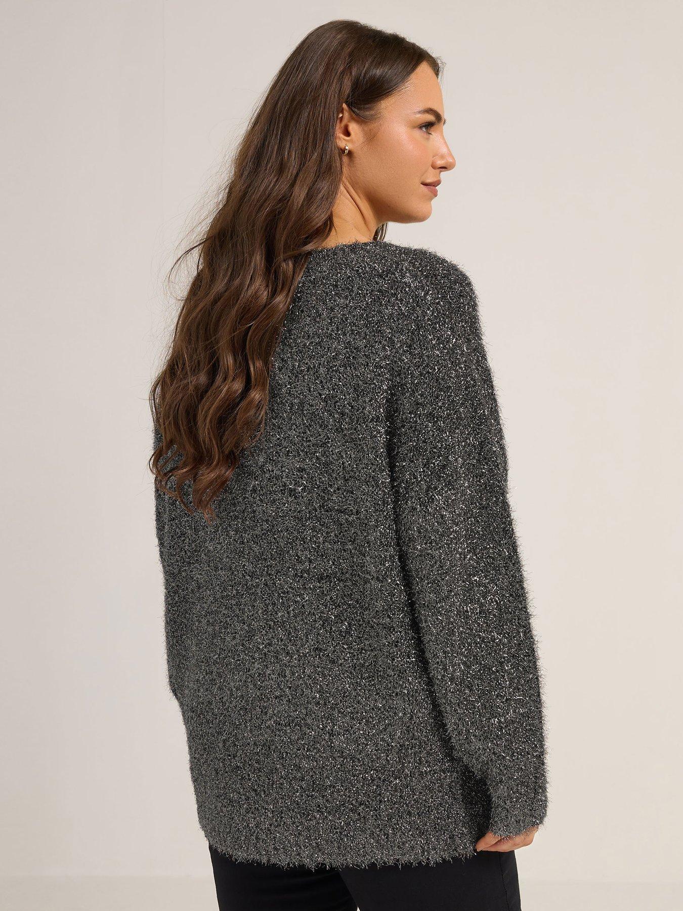 yours-curve-tinsel-yarn-jumper-blackstillFront