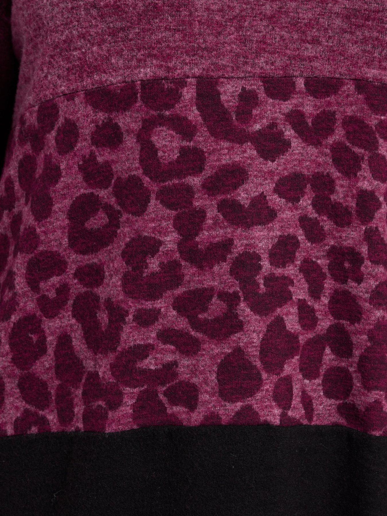 yours-curve-colourblock-animal-jumper-purpleoutfit