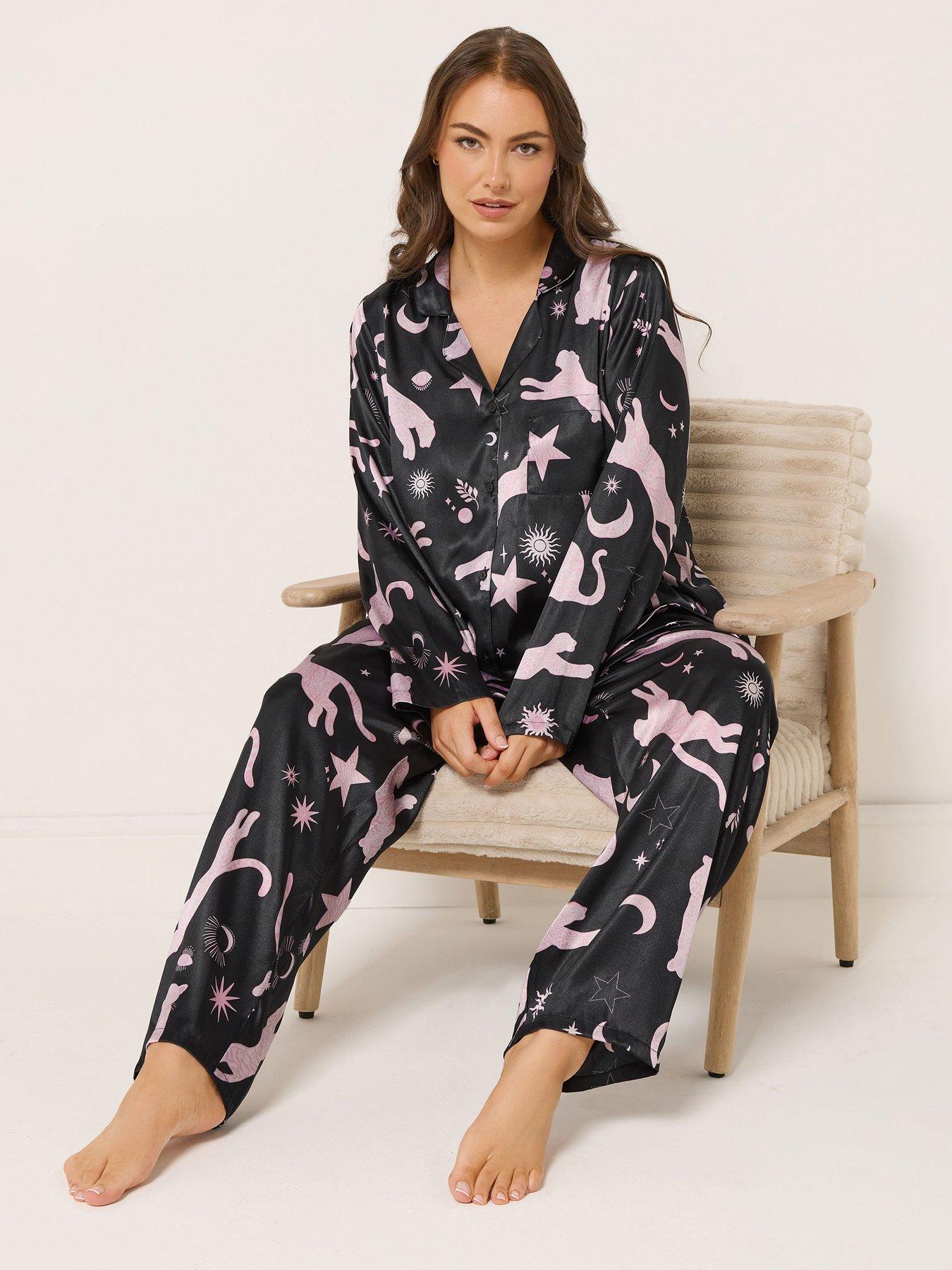 yours-curve-conversational-satin-pj-set-bluefront