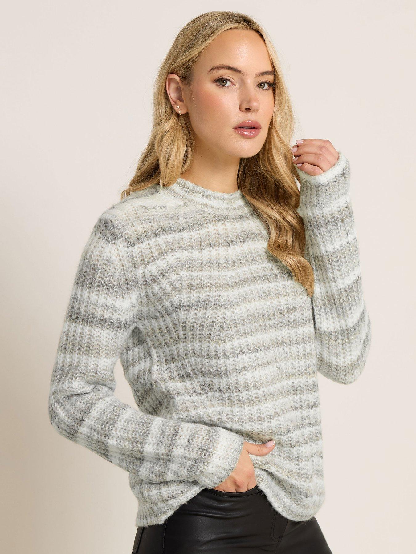 long-tall-sally-stripe-knitted-jumper-grey