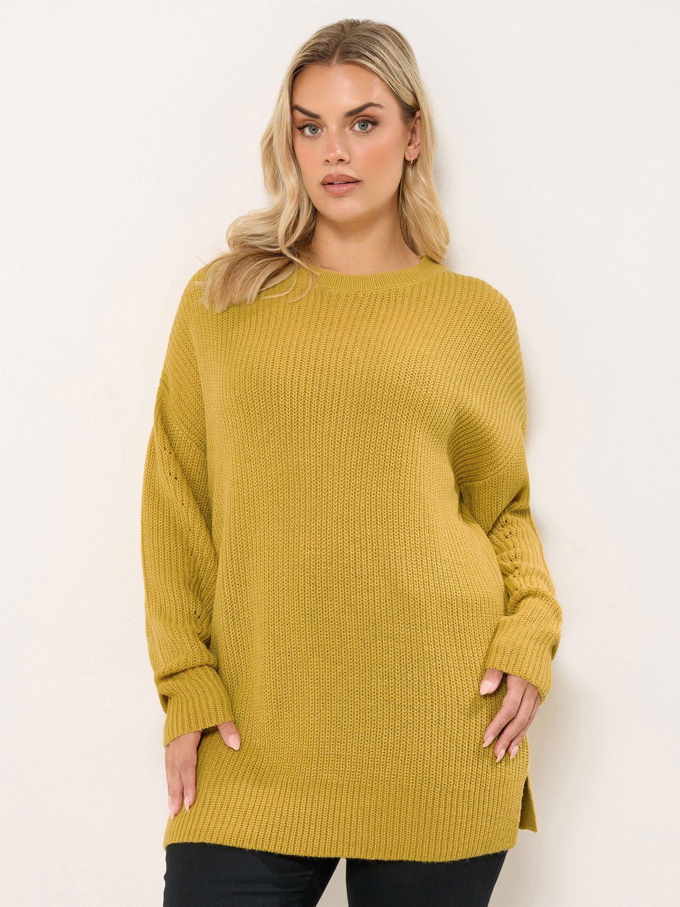 yours-curve-drop-shoulder-jumper-yellowfront