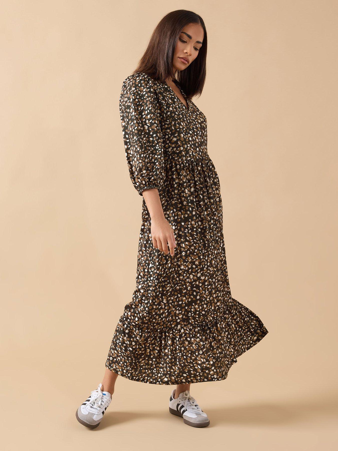 pixiegirl-petite-animal-print-midi-dress-brownback