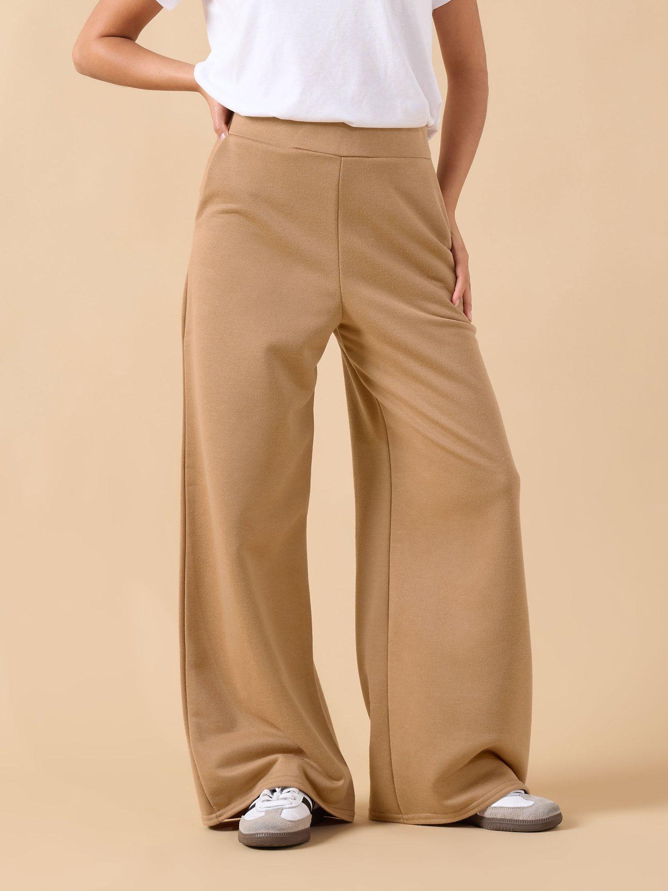 pixiegirl-petite-loop-back-wide-leg-jogger-nude