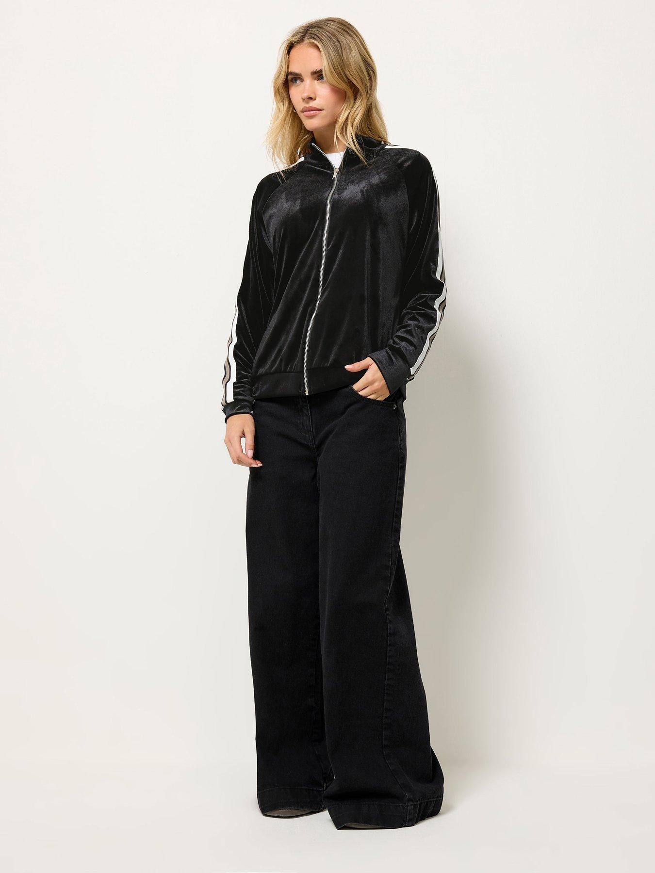 pixiegirl-petite-velour-side-stripe-track-jacket-blackback